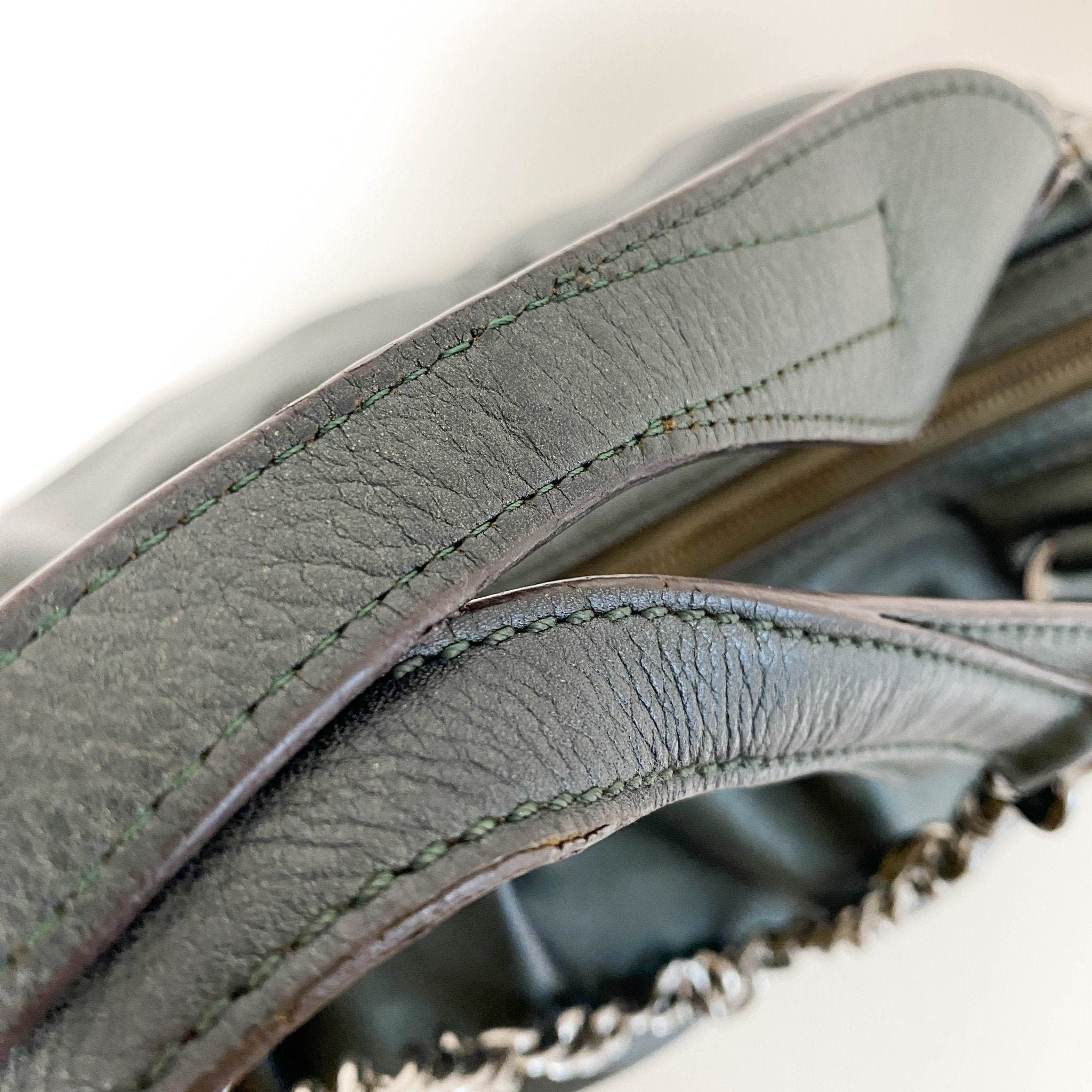 GUCCI Leather Metallic Green Handbag, in , Sold by HIVE PRELOVED - Handle Bags, ,