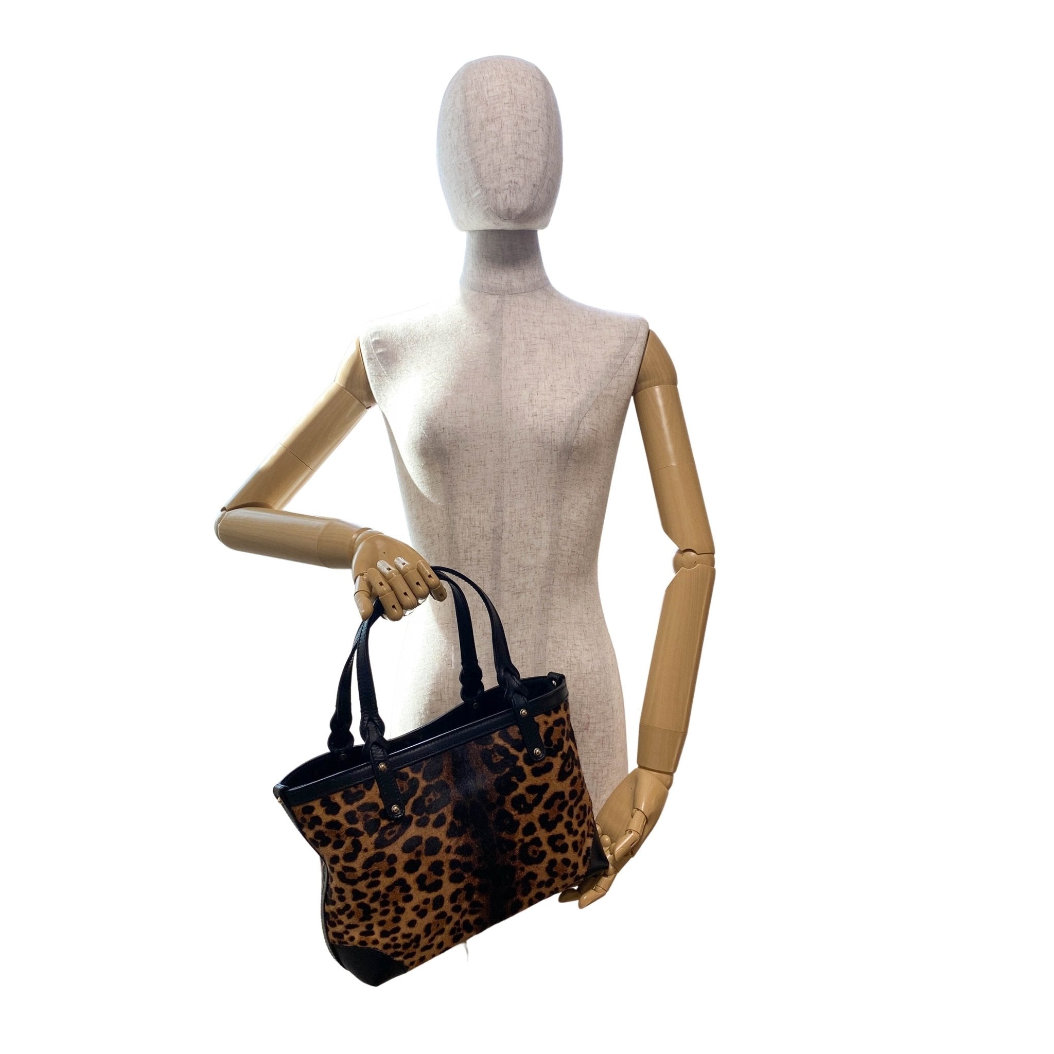 GUCCI Leather x Harako Tote Bag Leopard Print, in , Sold by HIVE PRELOVED - Handle Bags, Shoulder Bags,