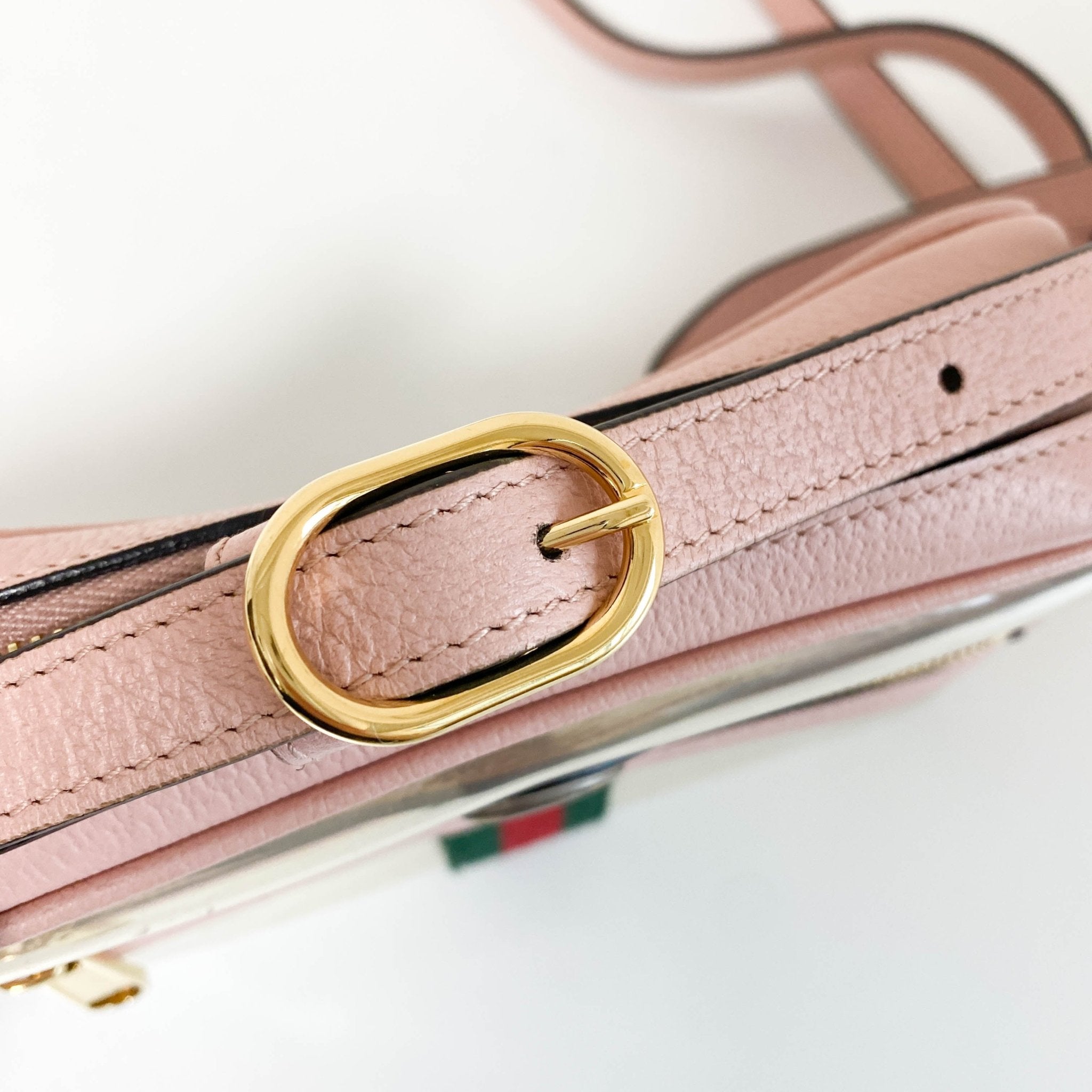 GUCCI Light Pink Ophidia Vinyl Crossbody Bag, in , Sold by HIVE PRELOVED - Crossbody bags, ,