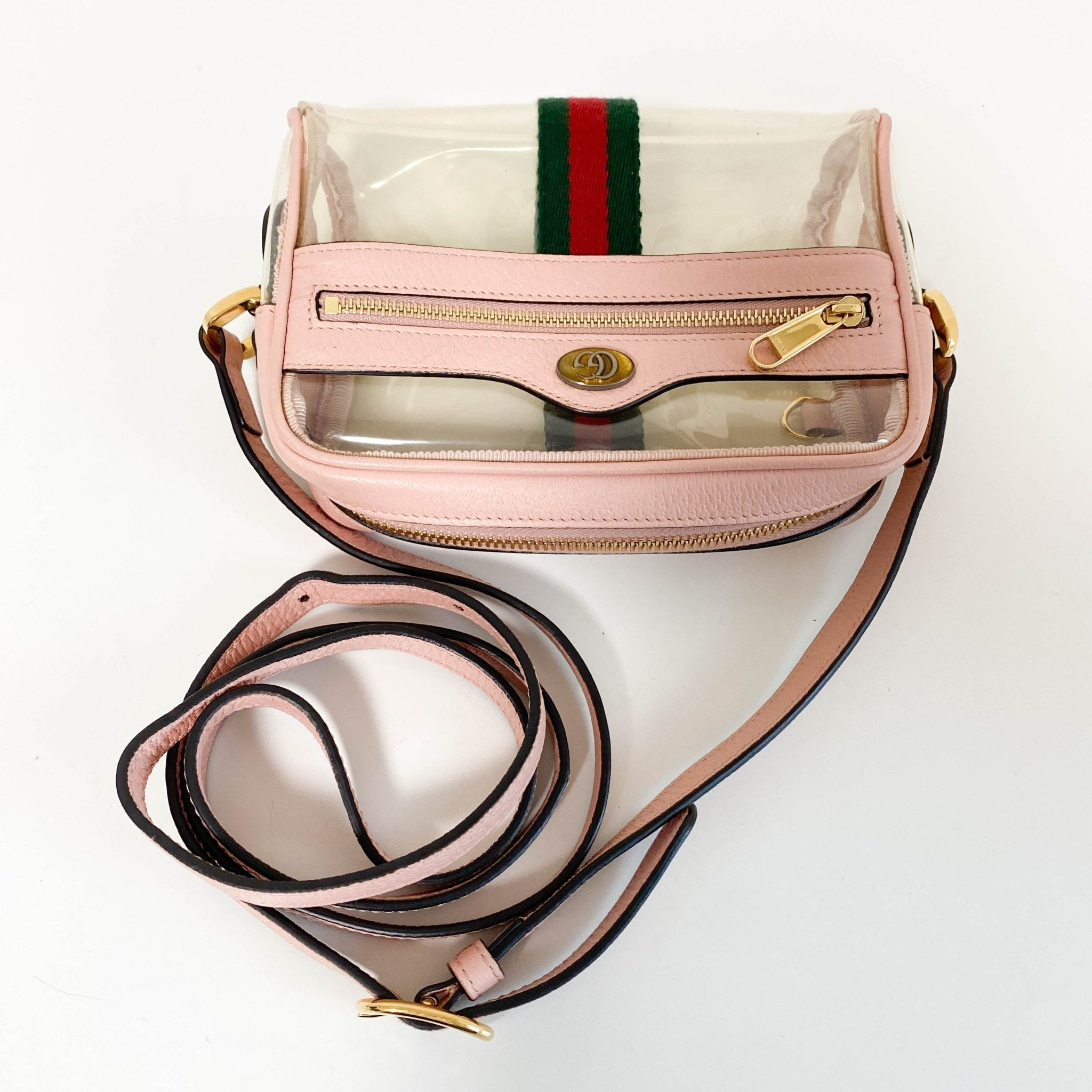 GUCCI Light Pink Ophidia Vinyl Crossbody Bag, in , Sold by HIVE PRELOVED - Crossbody bags, ,