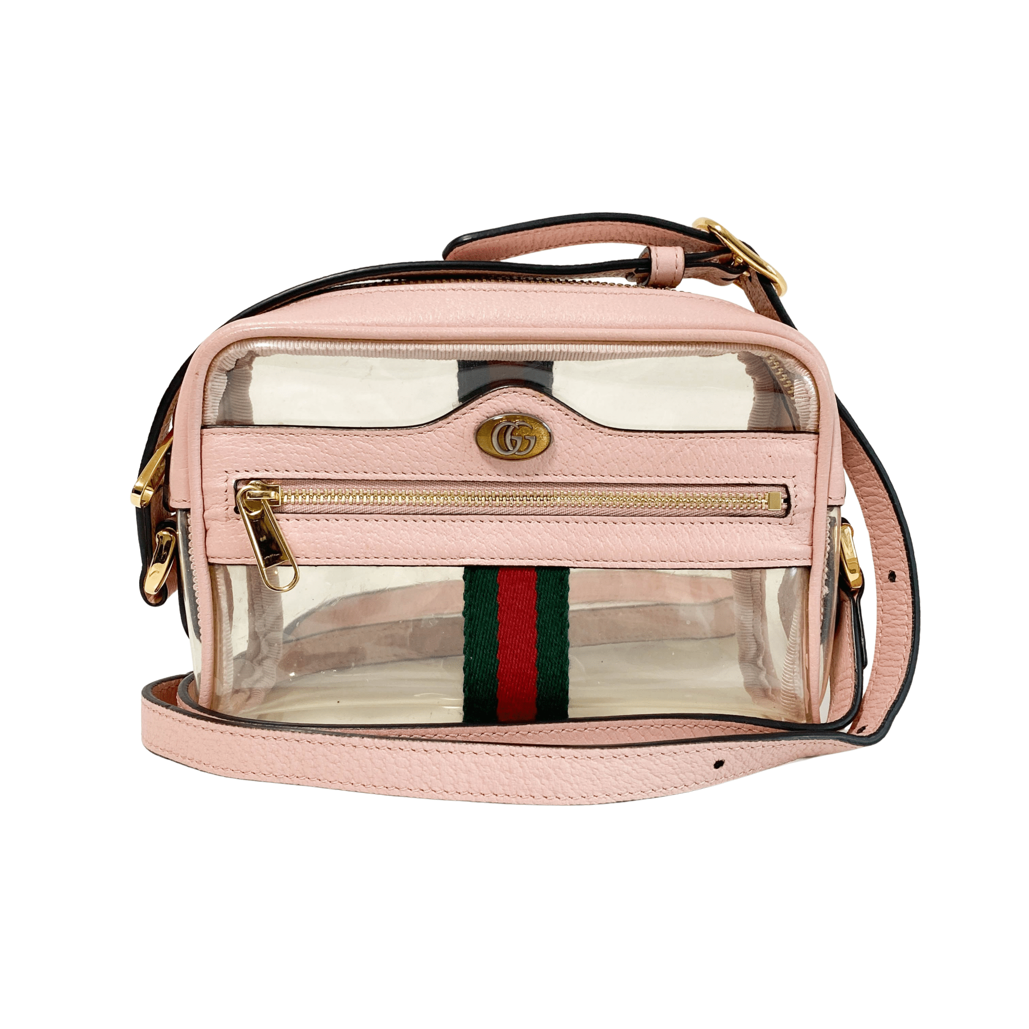 GUCCI Light Pink Ophidia Vinyl Crossbody Bag, in , Sold by HIVE PRELOVED - Crossbody bags, ,