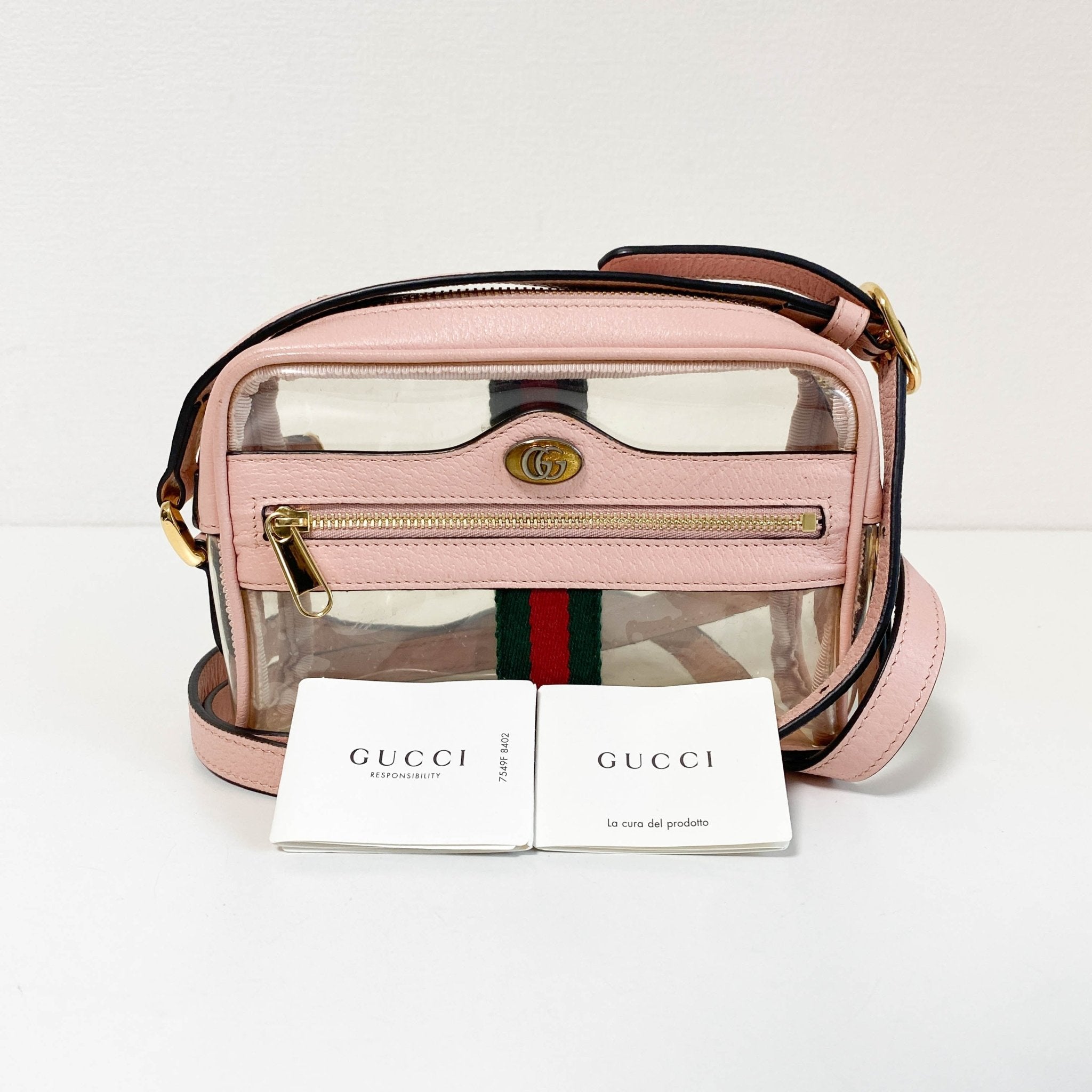 GUCCI Light Pink Ophidia Vinyl Crossbody Bag, in , Sold by HIVE PRELOVED - Crossbody bags, ,