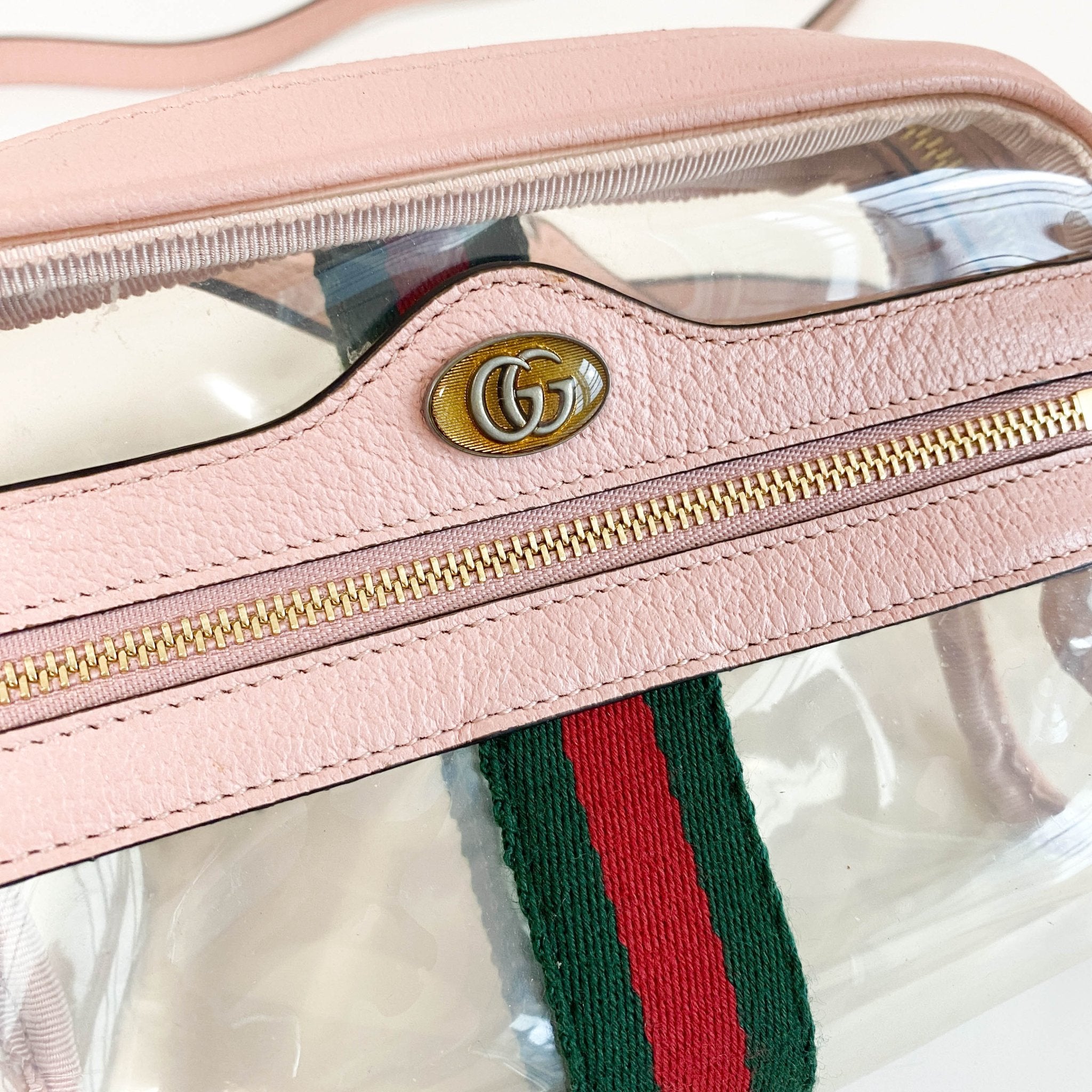 GUCCI Light Pink Ophidia Vinyl Crossbody Bag, in , Sold by HIVE PRELOVED - Crossbody bags, ,