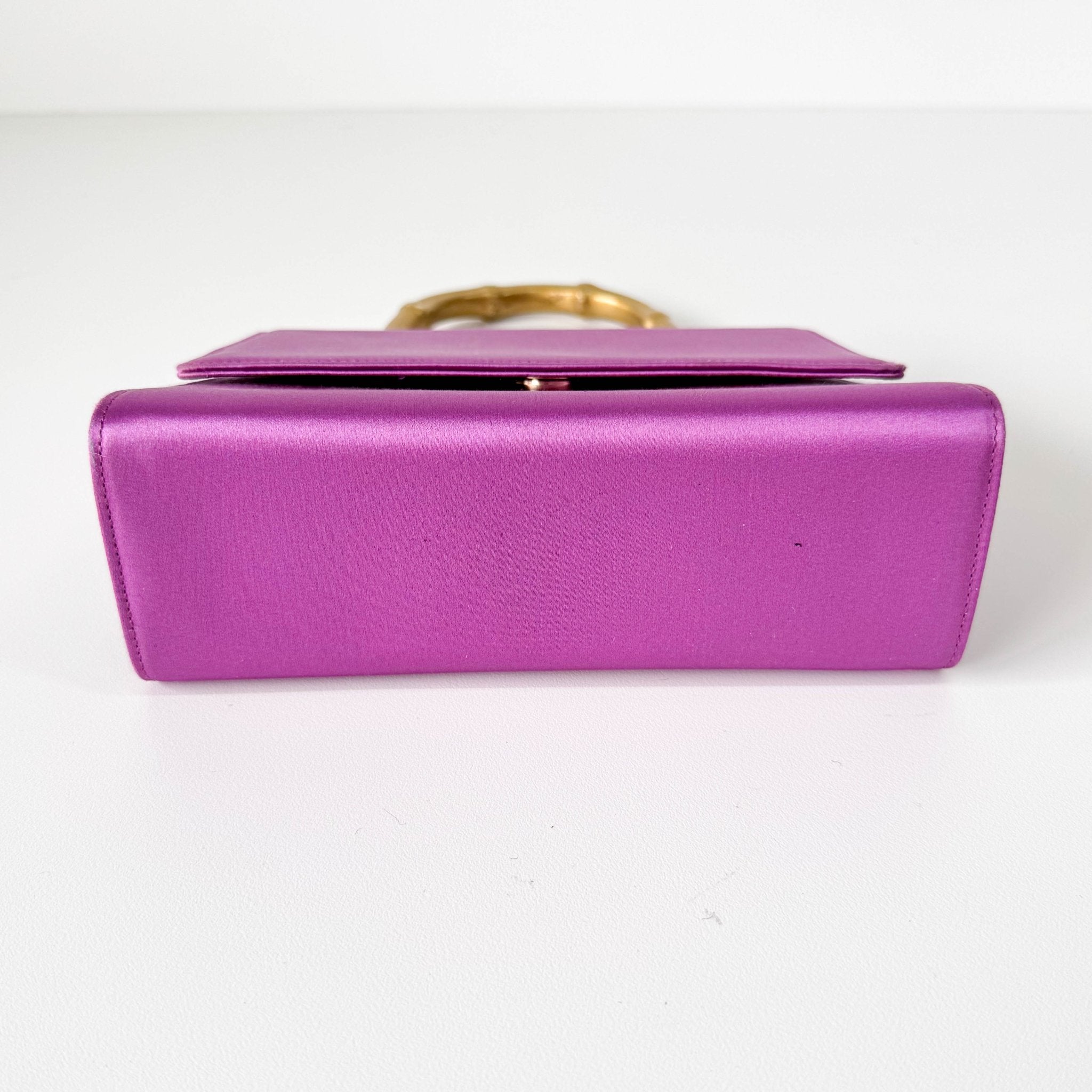 GUCCI Mini Bamboo Pink Satin Handle Bag, in , Sold by HIVE PRELOVED - Handle Bags, ,