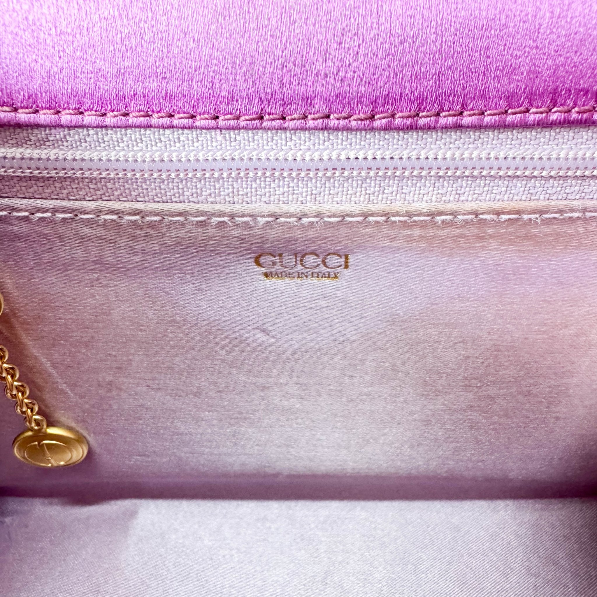 GUCCI Mini Bamboo Pink Satin Handle Bag, in , Sold by HIVE PRELOVED - Handle Bags, ,