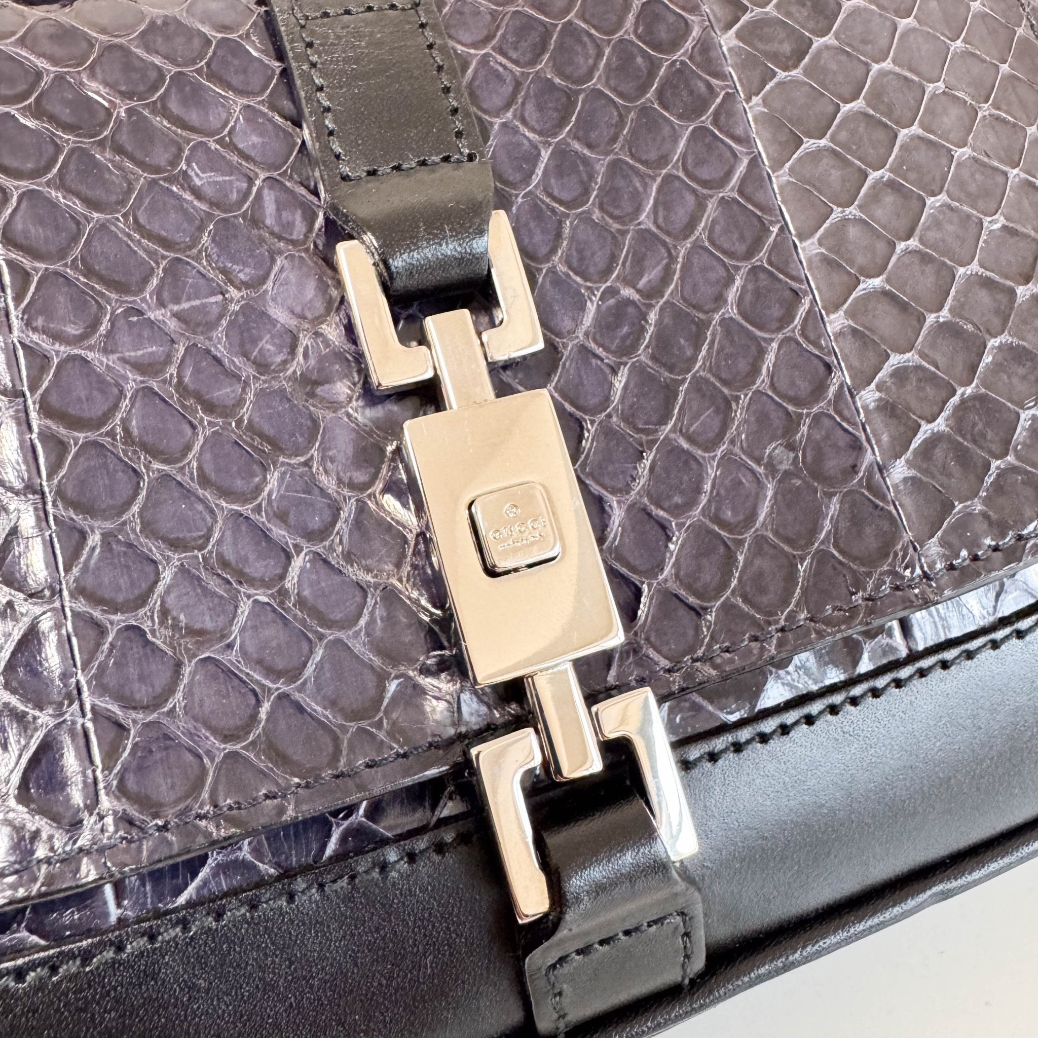 GUCCI Mini Jackie Navy/Black Leather Shoulder Bag, in , Sold by HIVE PRELOVED - Shoulder Bags, ,