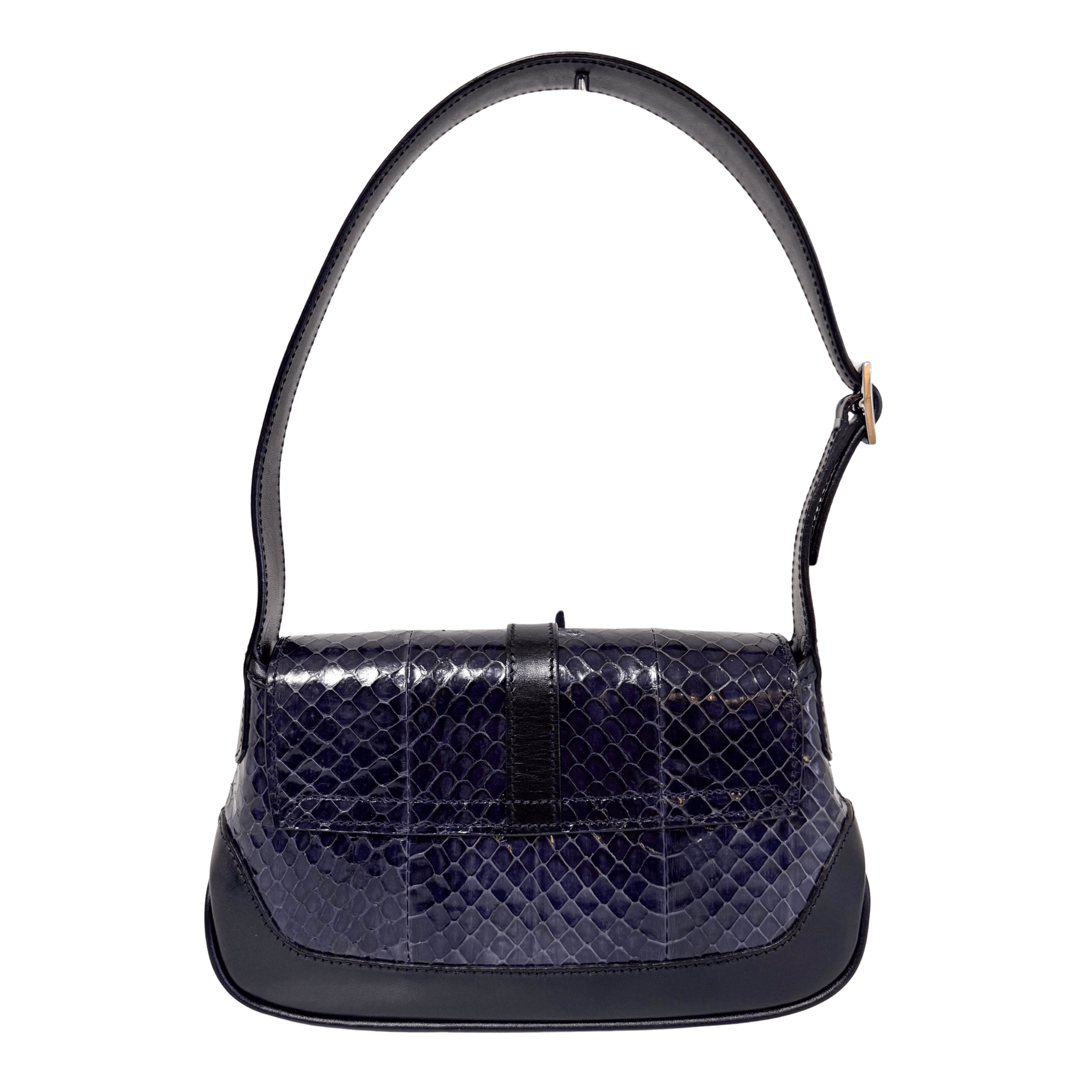 GUCCI Mini Jackie Navy/Black Leather Shoulder Bag, in , Sold by HIVE PRELOVED - Shoulder Bags, ,