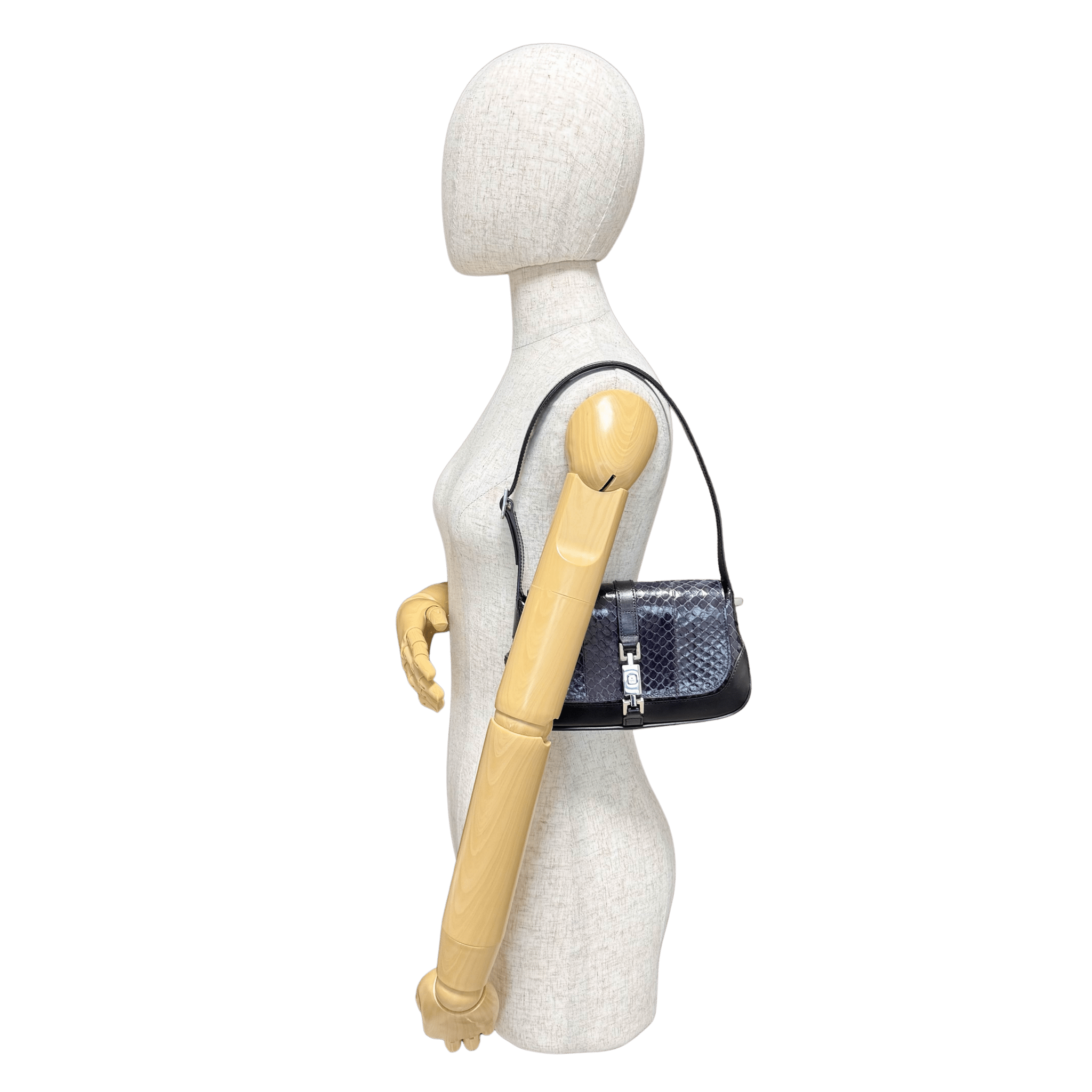 GUCCI Mini Jackie Navy/Black Leather Shoulder Bag, in , Sold by HIVE PRELOVED - Shoulder Bags, ,