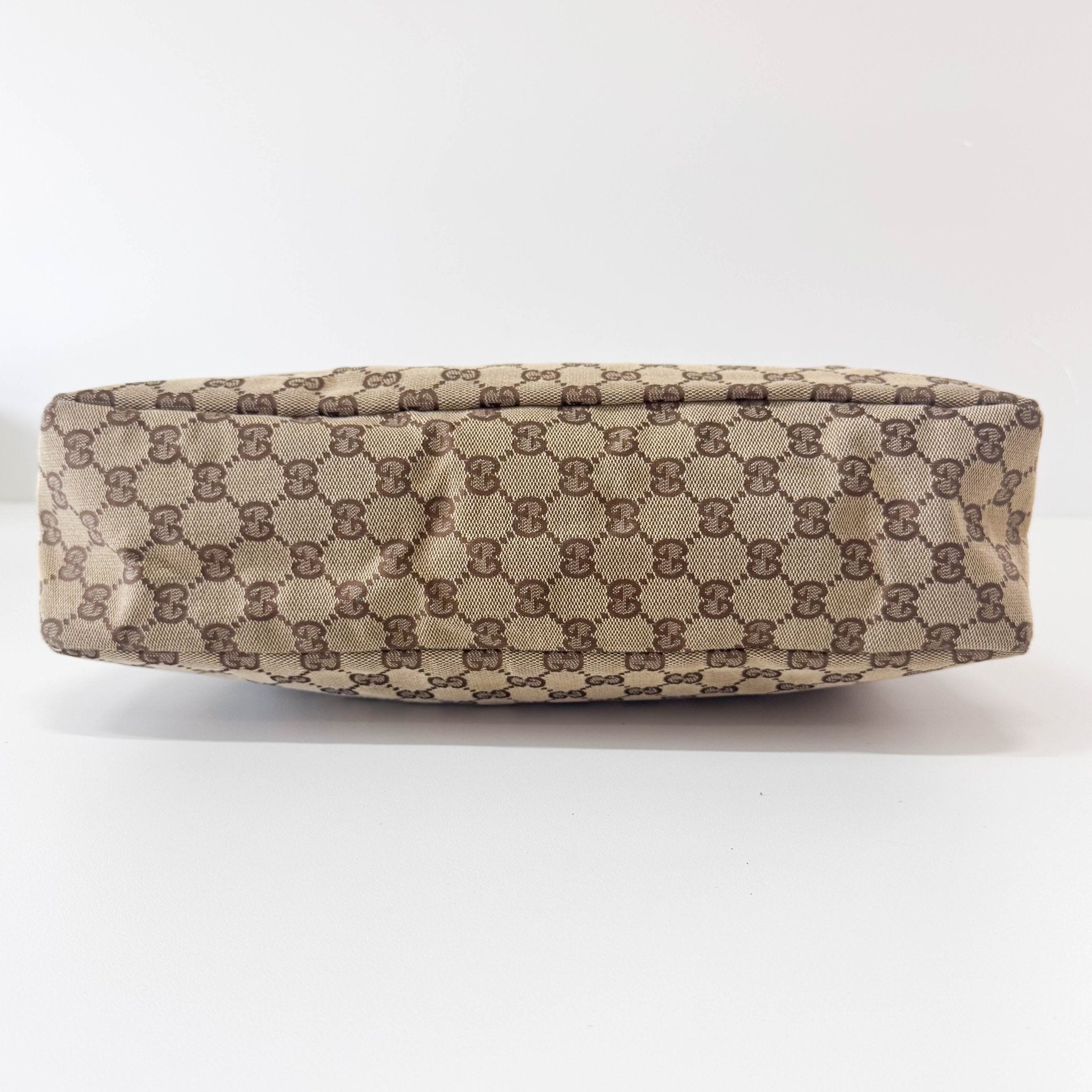 GUCCI Natural Beige Leather Belt Tote Shoulder Bag, in , Sold by HIVE PRELOVED - Shoulder Bags, ,