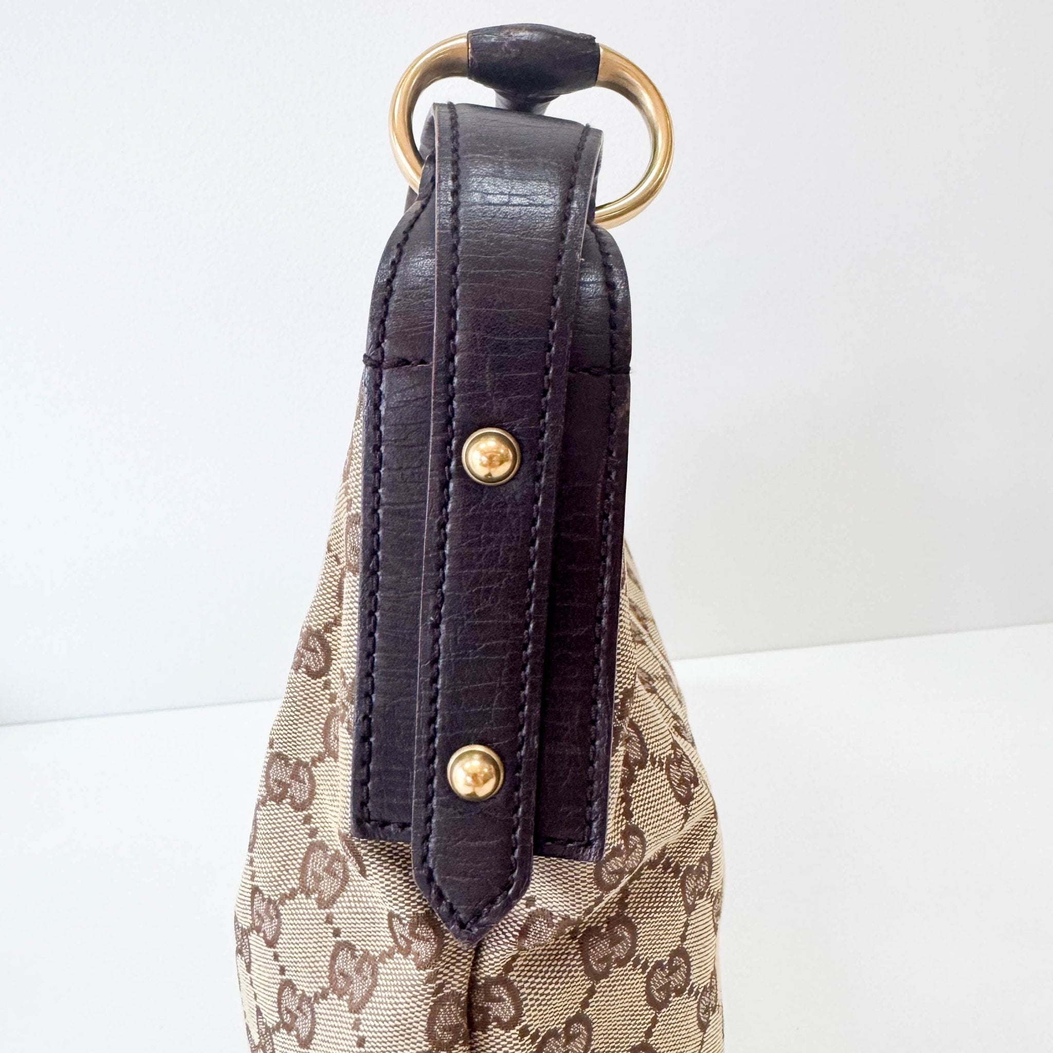 GUCCI Natural Beige Leather Belt Tote Shoulder Bag, in , Sold by HIVE PRELOVED - Shoulder Bags, ,