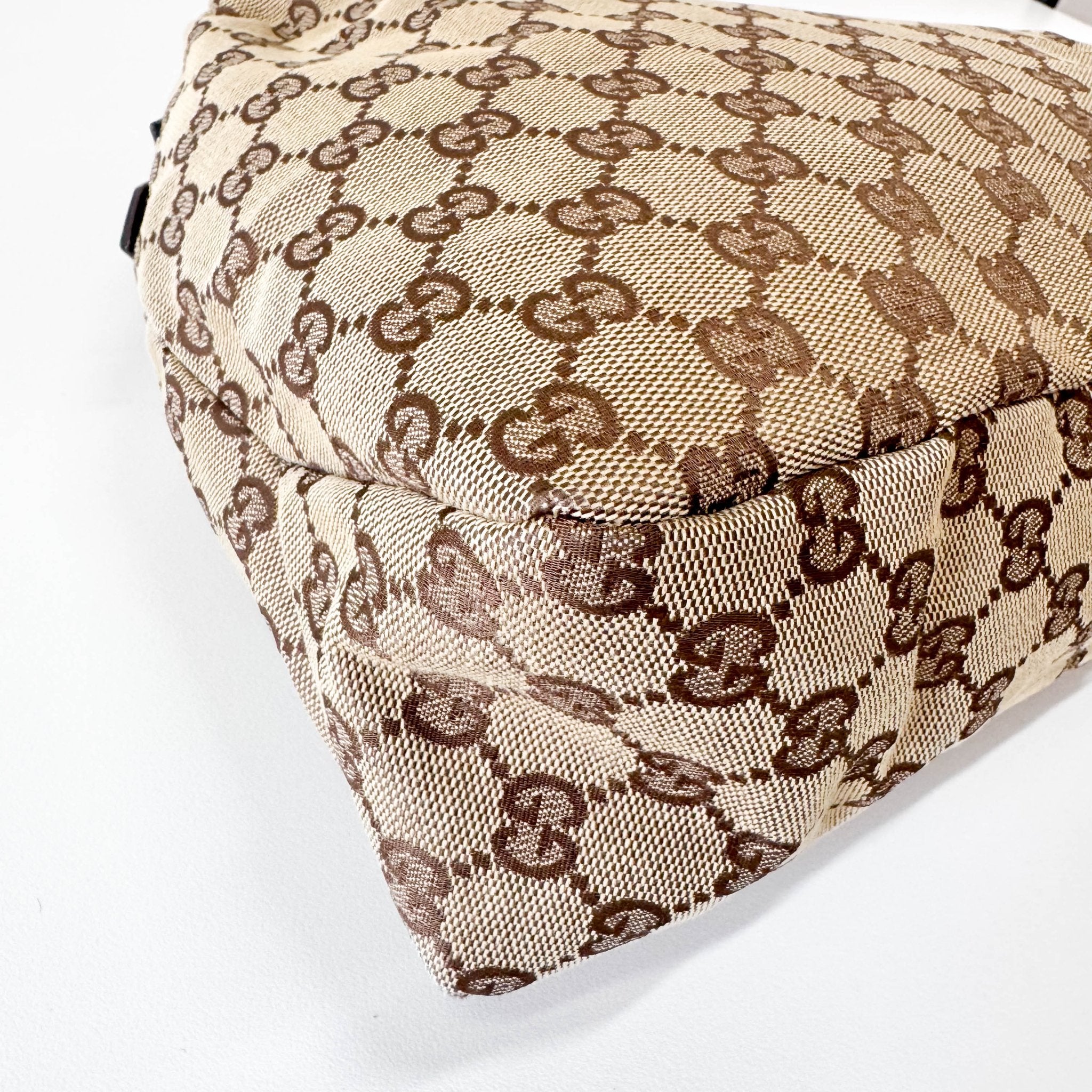 GUCCI Natural Beige Leather Belt Tote Shoulder Bag, in , Sold by HIVE PRELOVED - Shoulder Bags, ,