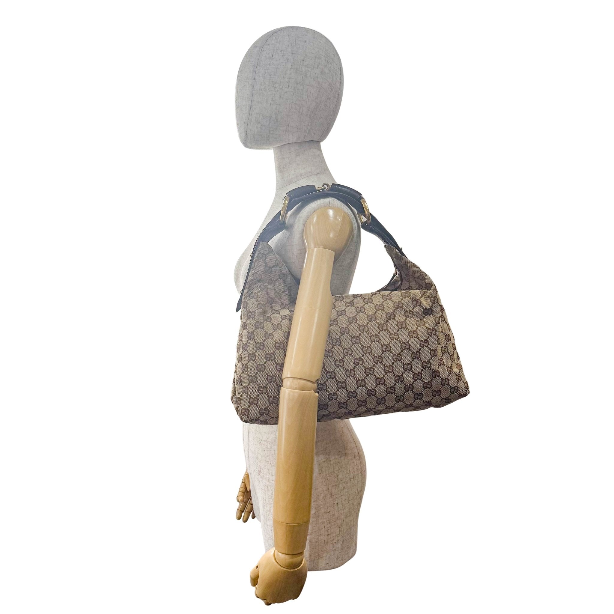 GUCCI Natural Beige Leather Belt Tote Shoulder Bag, in , Sold by HIVE PRELOVED - Shoulder Bags, ,