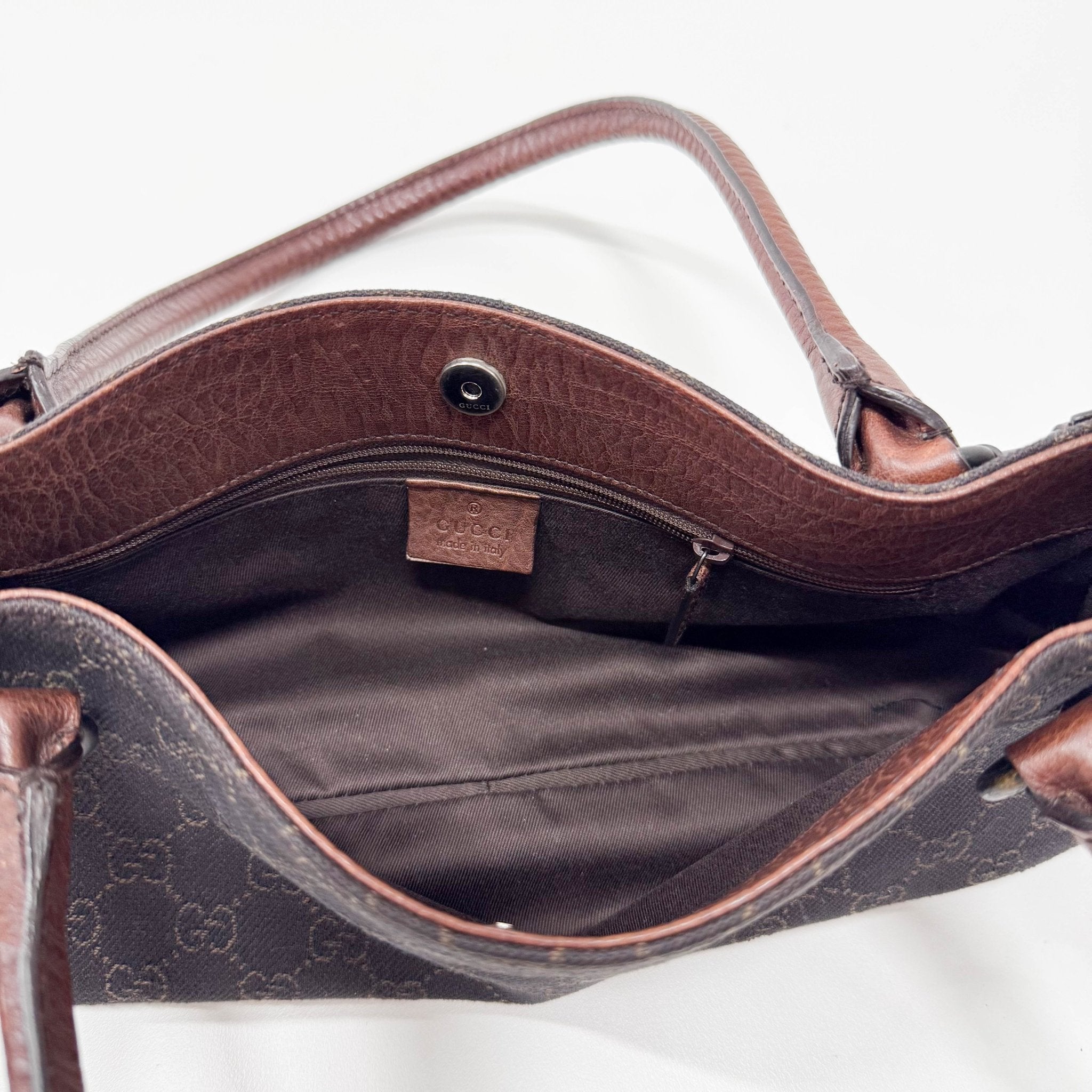 GUCCI Navy Canvas Shoulder Bag, in , Sold by HIVE PRELOVED - Shoulder Bags, ,