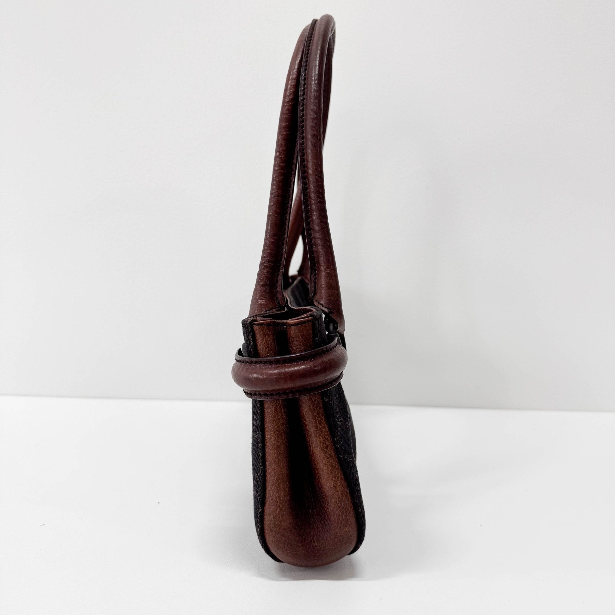 GUCCI Navy Canvas Shoulder Bag, in , Sold by HIVE PRELOVED - Shoulder Bags, ,