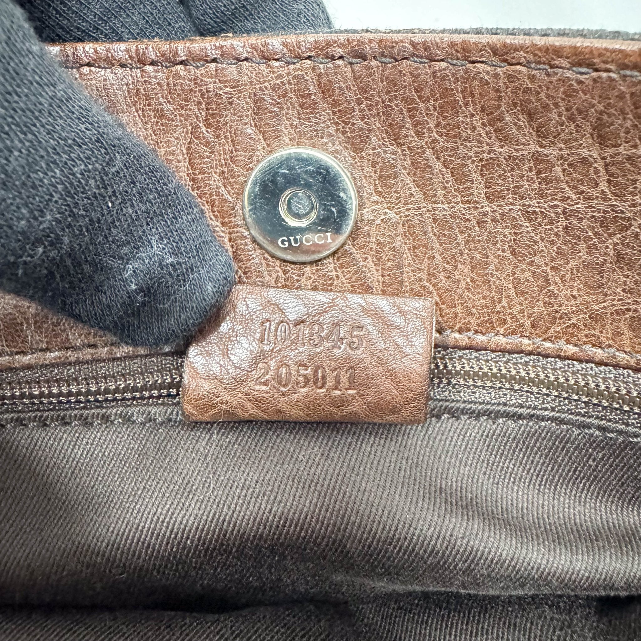 GUCCI Navy Canvas Shoulder Bag, in , Sold by HIVE PRELOVED - Shoulder Bags, ,