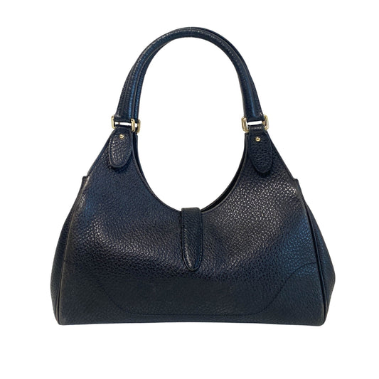 GUCCI New Jackie Black Leather Shoulder Bag, in , Sold by HIVE PRELOVED - Shoulder Bags, ,