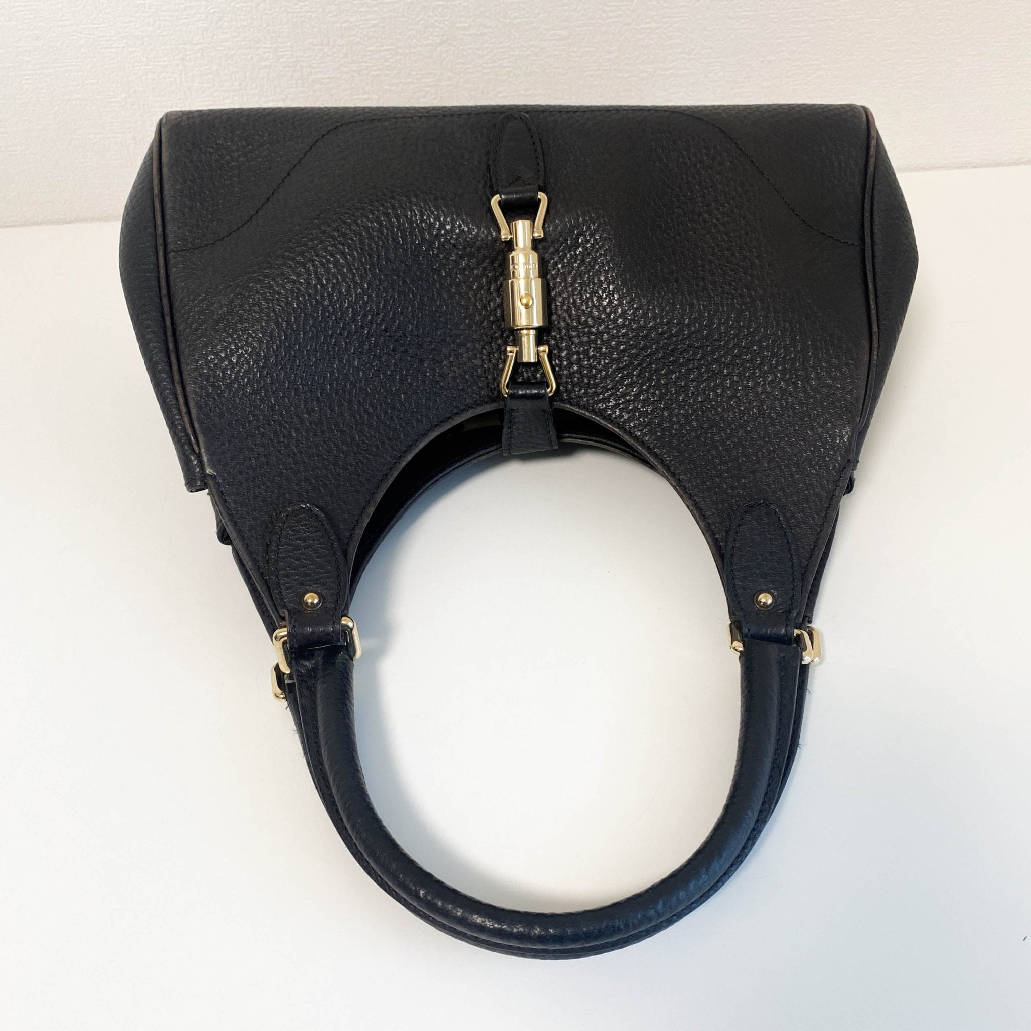 GUCCI New Jackie Black Leather Shoulder Bag, in , Sold by HIVE PRELOVED - Shoulder Bags, ,
