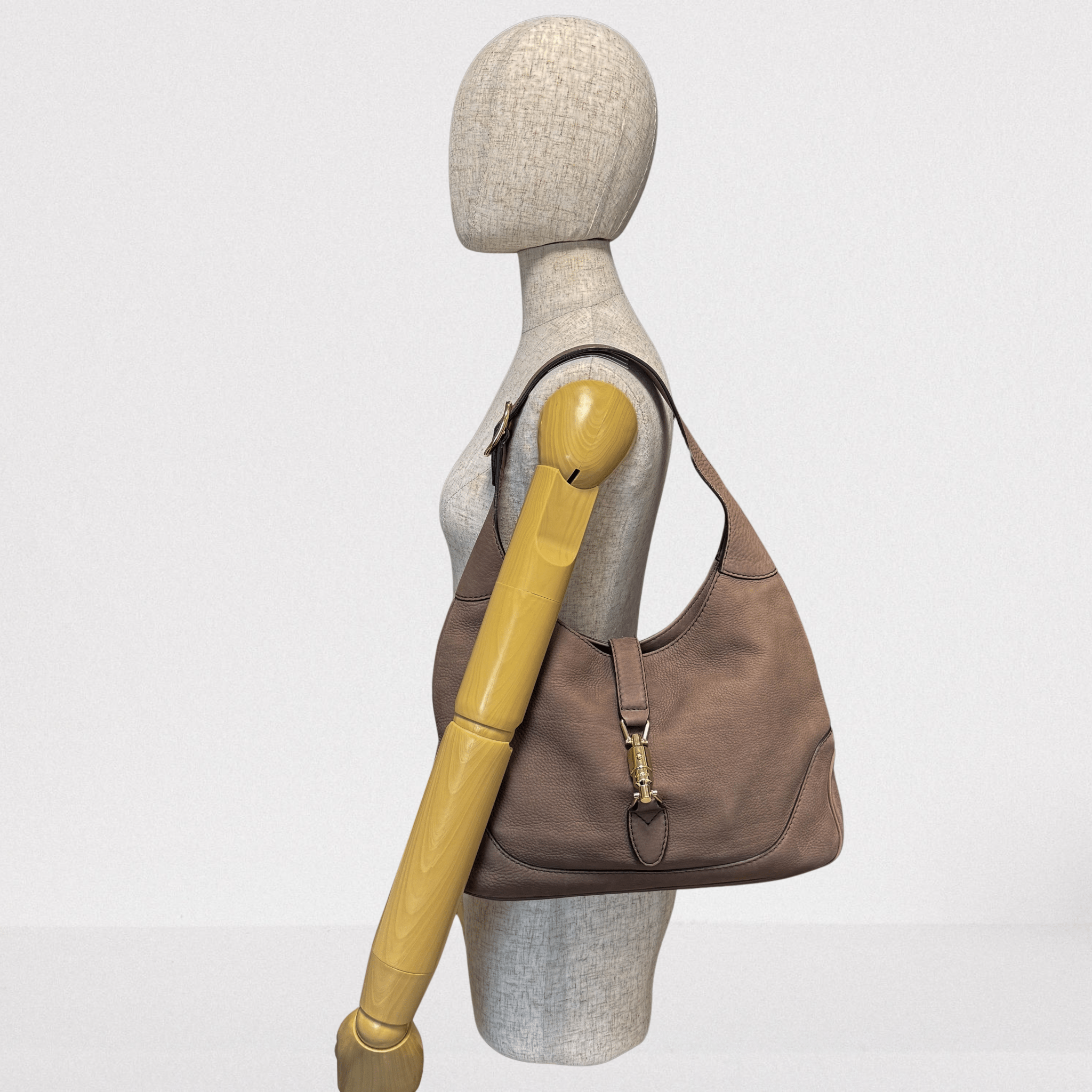 GUCCI New Jackie Brown Leather Shoulder Bag, in , Sold by HIVE PRELOVED - Shoulder Bags, ,