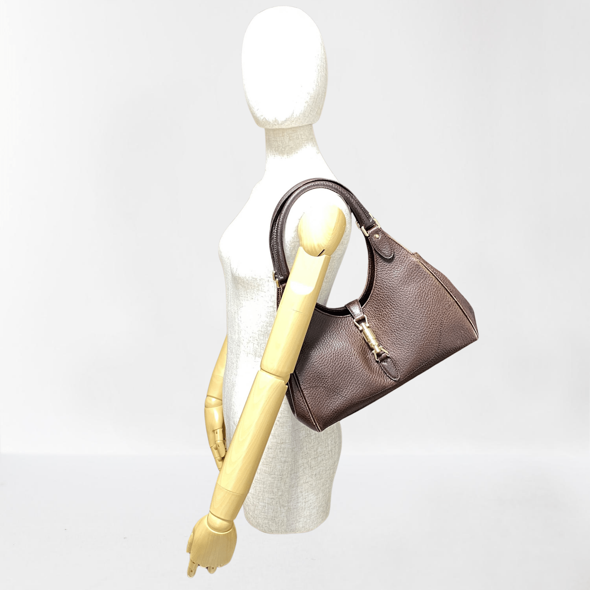 GUCCI New Jackie Brown Leather Shoulder Bag, in , Sold by HIVE PRELOVED - Shoulder Bags, ,