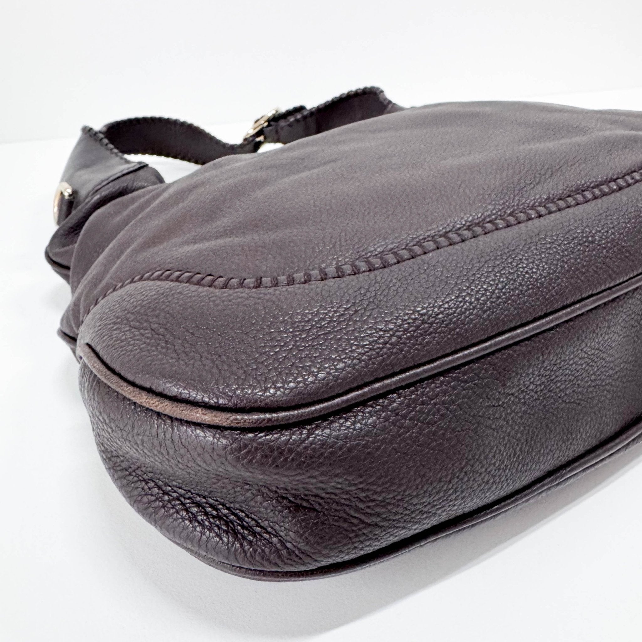 GUCCI New Jackie Calfskin Dark Brown Shoulder Bag, in , Sold by HIVE PRELOVED - Shoulder Bags, ,