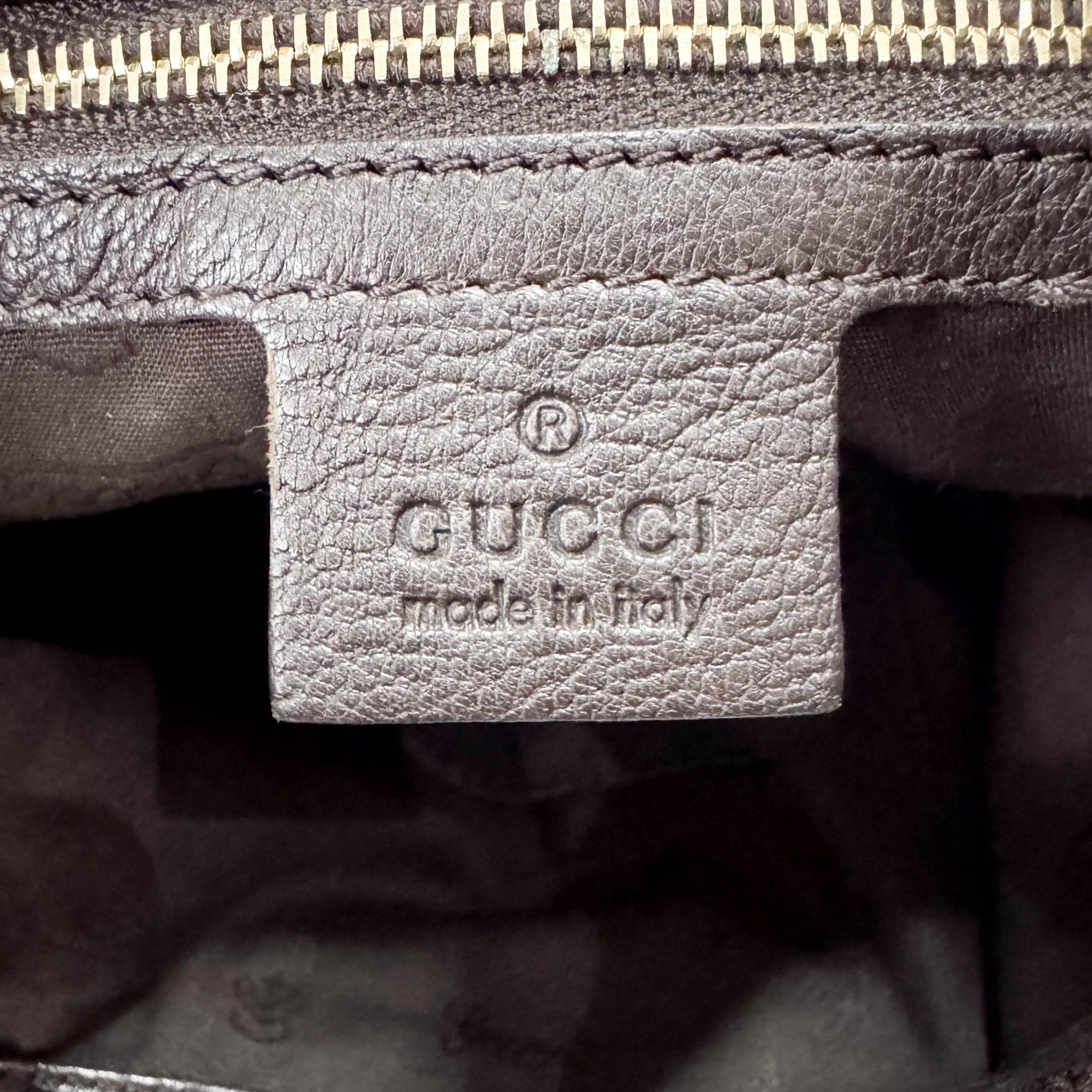 GUCCI New Jackie Calfskin Dark Brown Shoulder Bag, in , Sold by HIVE PRELOVED - Shoulder Bags, ,