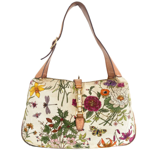 GUCCI New Jackie Flora Shoulder Bag, in , Sold by HIVE PRELOVED - Shoulder Bags, ,