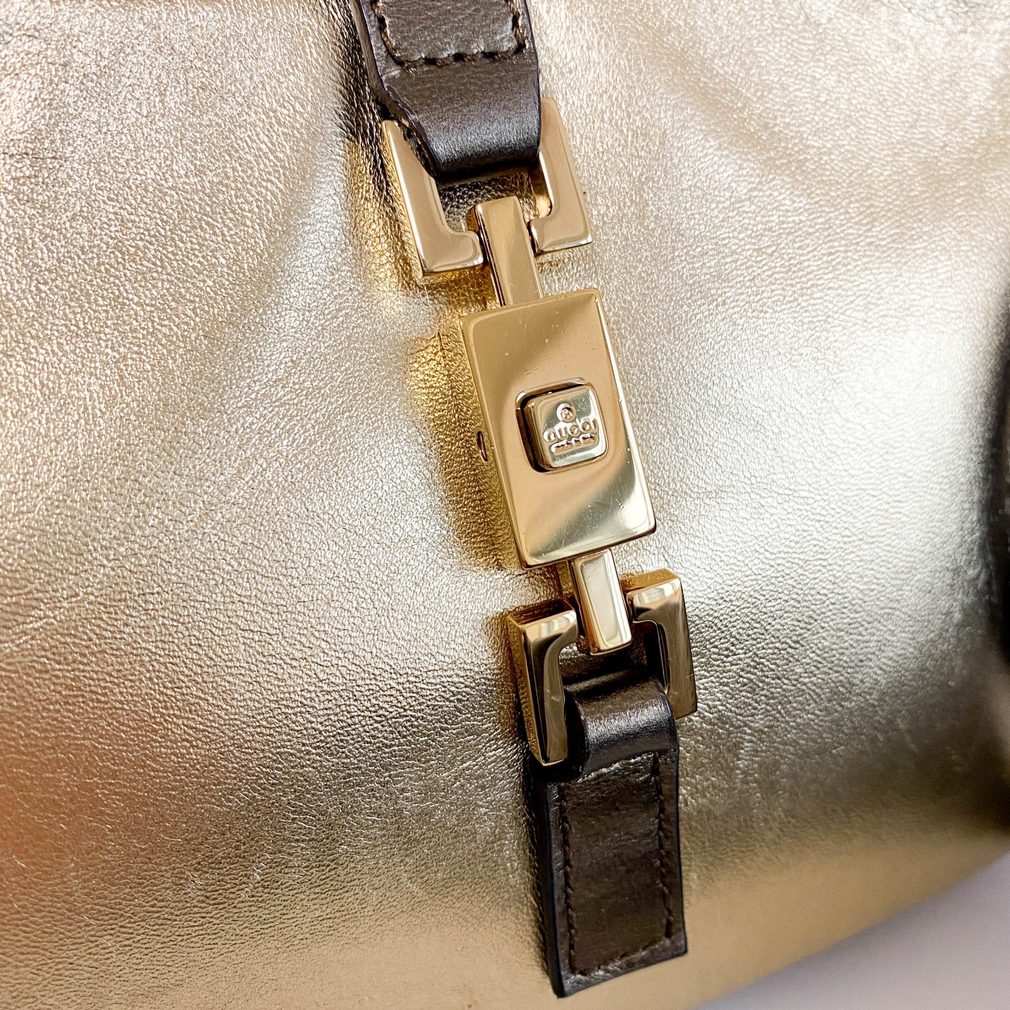 GUCCI New Jackie Gold Handle Bag, in , Sold by HIVE PRELOVED - Handle Bags, ,