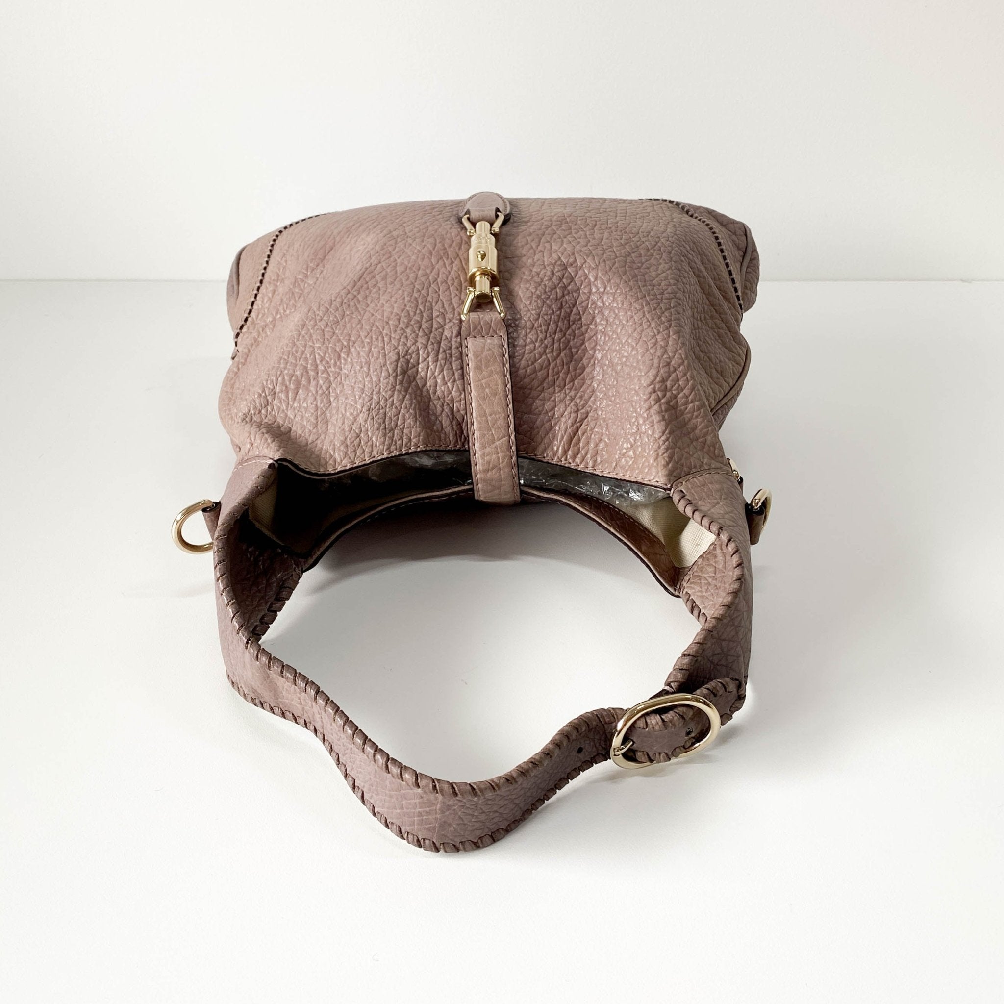 GUCCI New Jackie Grey Leather Shoulder Bag, in , Sold by HIVE PRELOVED - Shoulder Bags, ,