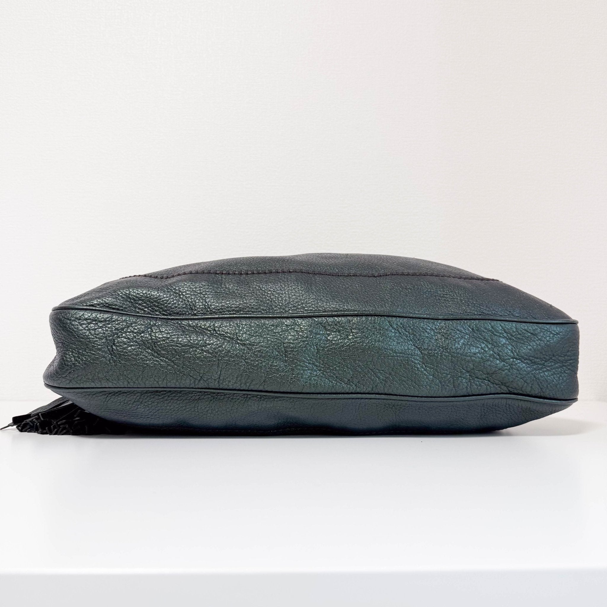 GUCCI New Jackie Metallic Calfskin Medium Shoulder Bag Green, in , Sold by HIVE PRELOVED - Shoulder Bags, ,