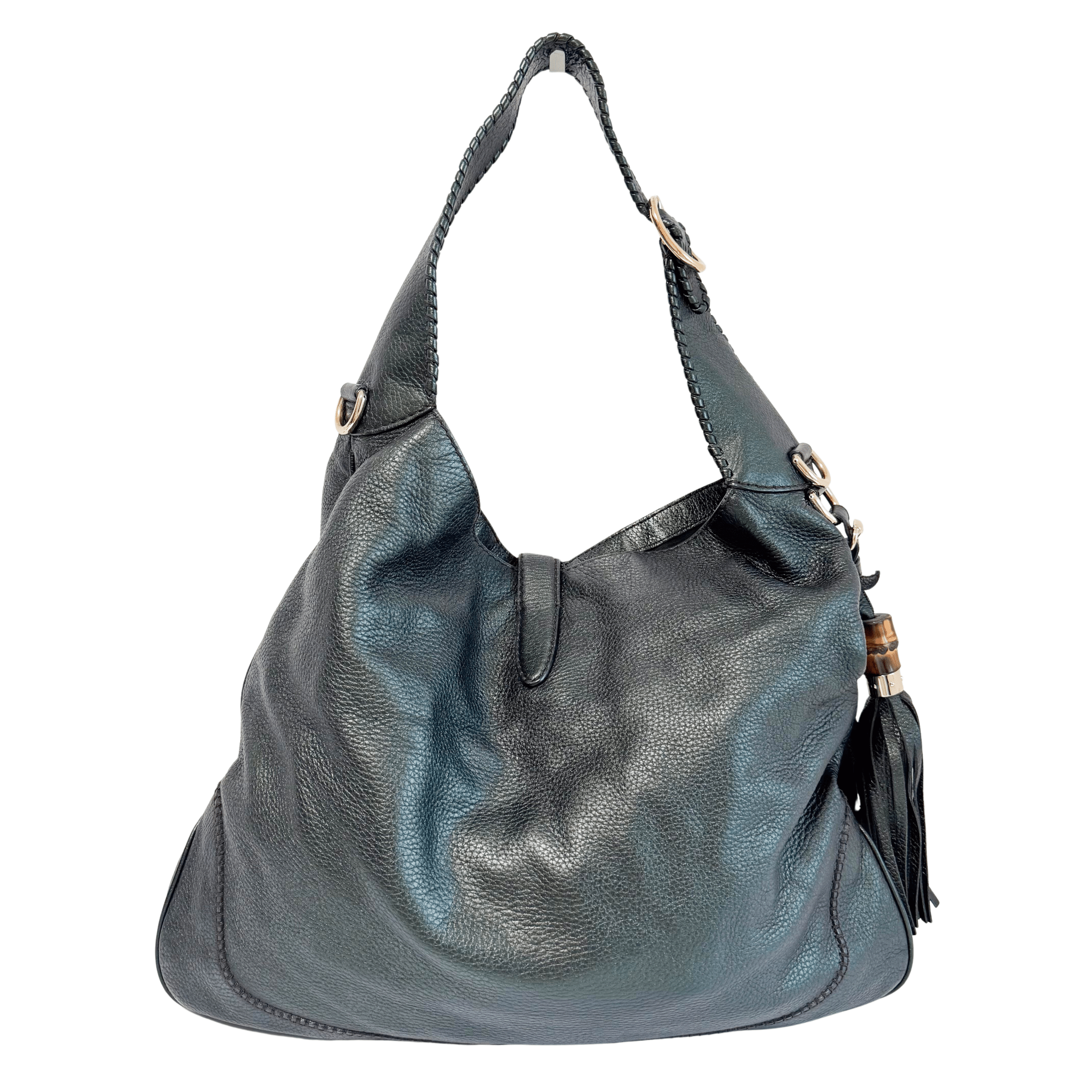 GUCCI New Jackie Metallic Calfskin Medium Shoulder Bag Green, in , Sold by HIVE PRELOVED - Shoulder Bags, ,