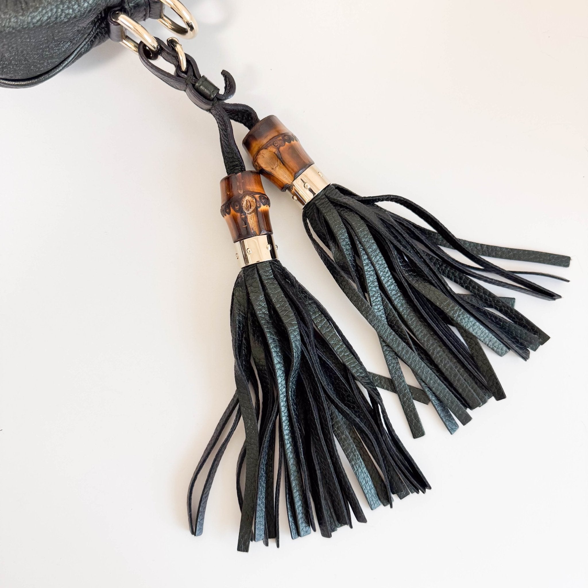 GUCCI New Jackie Metallic Calfskin Medium Shoulder Bag Green, in , Sold by HIVE PRELOVED - Shoulder Bags, ,