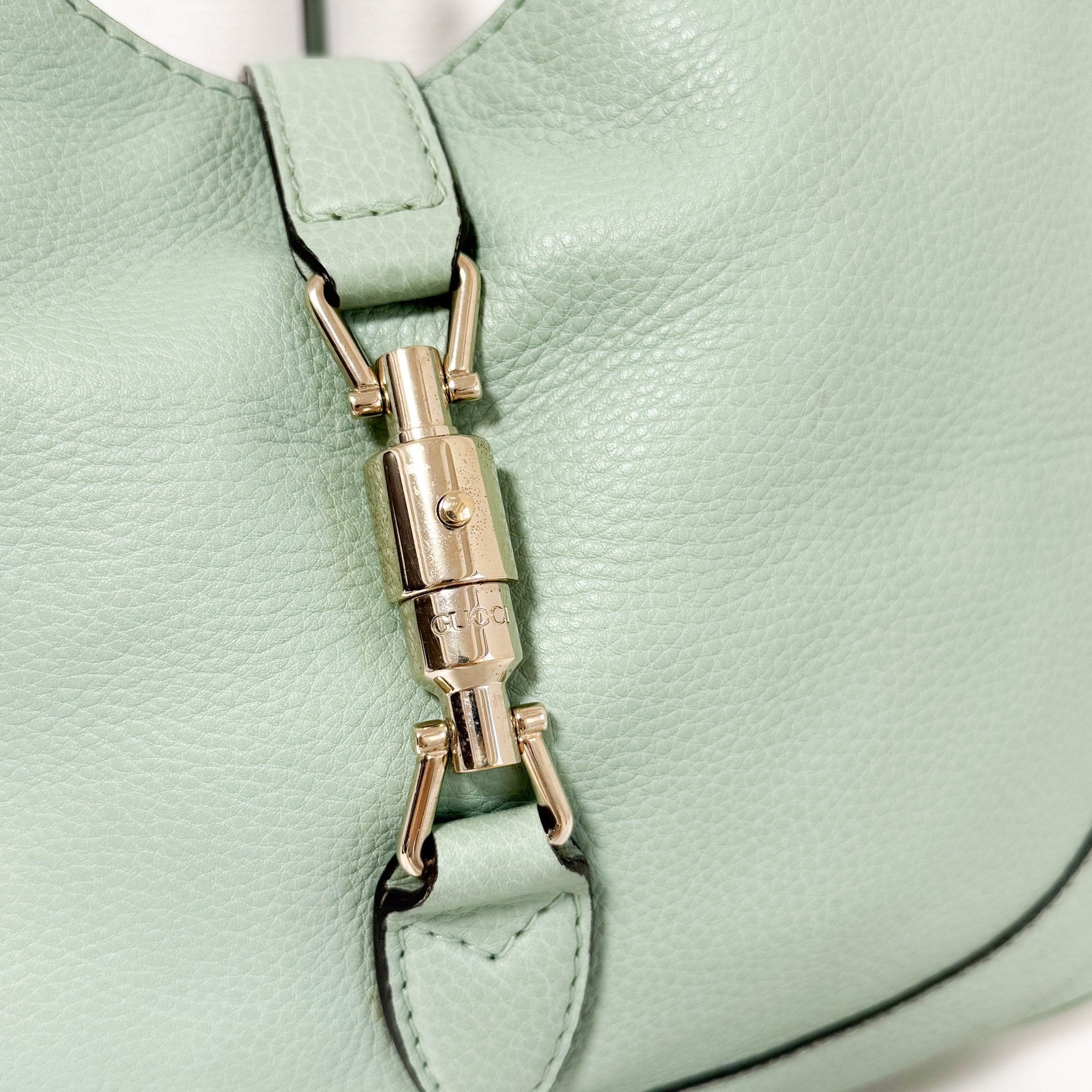 GUCCI New Jackie Mint Green Shoulder Bag, in , Sold by HIVE PRELOVED - Shoulder Bags, ,
