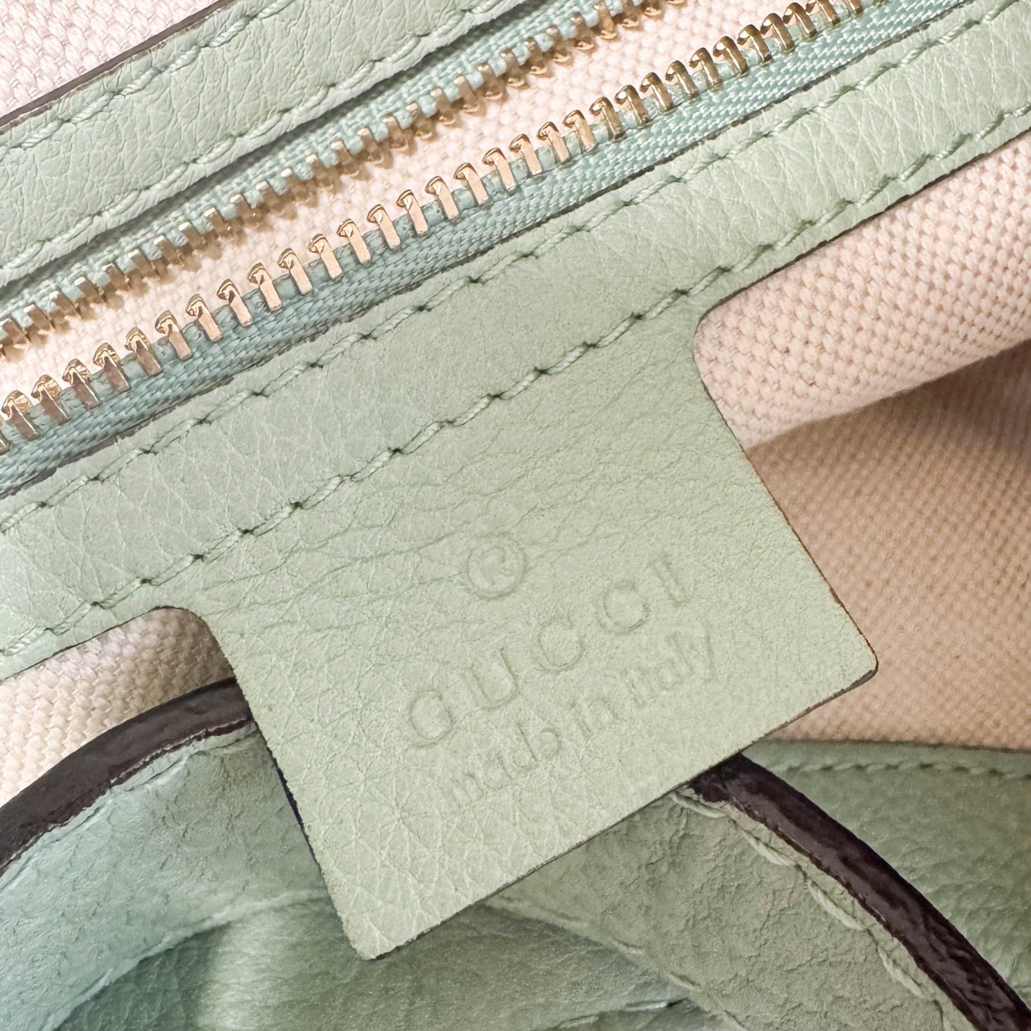 GUCCI New Jackie Mint Green Shoulder Bag, in , Sold by HIVE PRELOVED - Shoulder Bags, ,