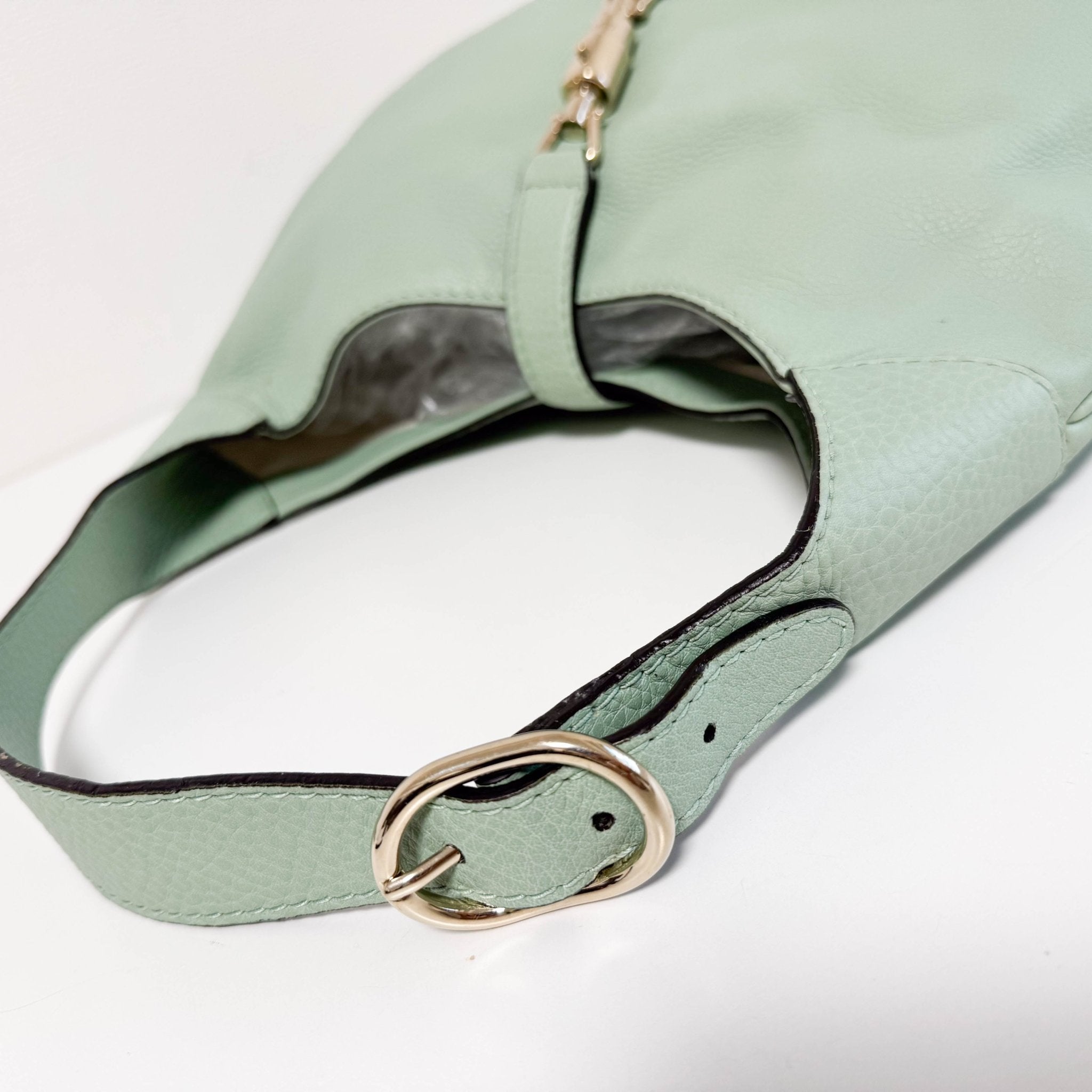 GUCCI New Jackie Mint Green Shoulder Bag, in , Sold by HIVE PRELOVED - Shoulder Bags, ,