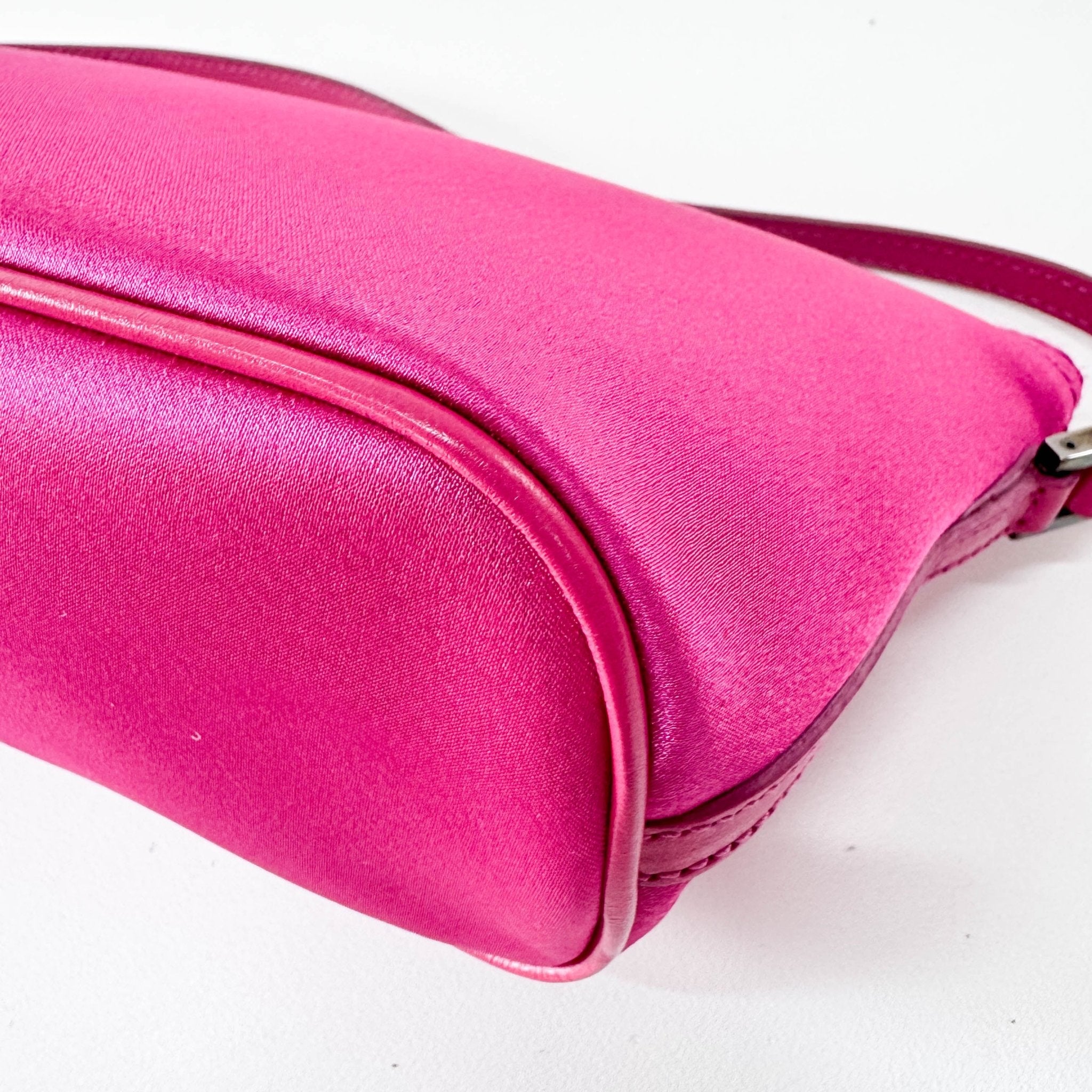 GUCCI Pink Satin Mini Pochette Pouch Bag, in , Sold by HIVE PRELOVED - Pouches, ,
