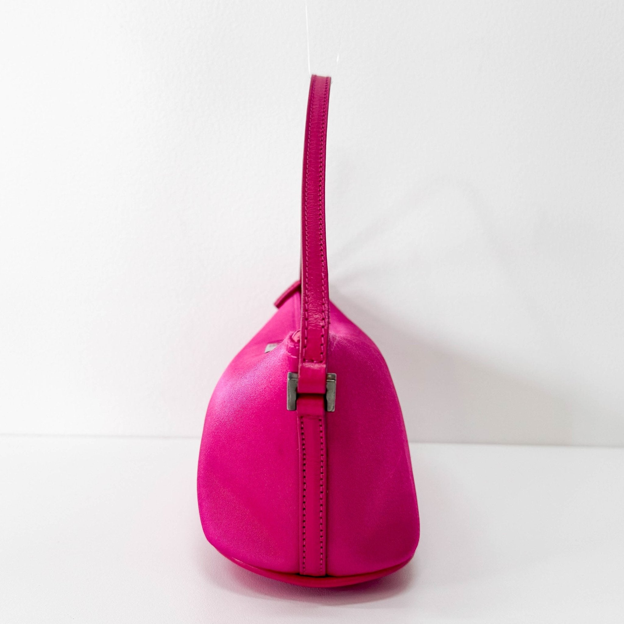 GUCCI Pink Satin Mini Pochette Pouch Bag, in , Sold by HIVE PRELOVED - Pouches, ,