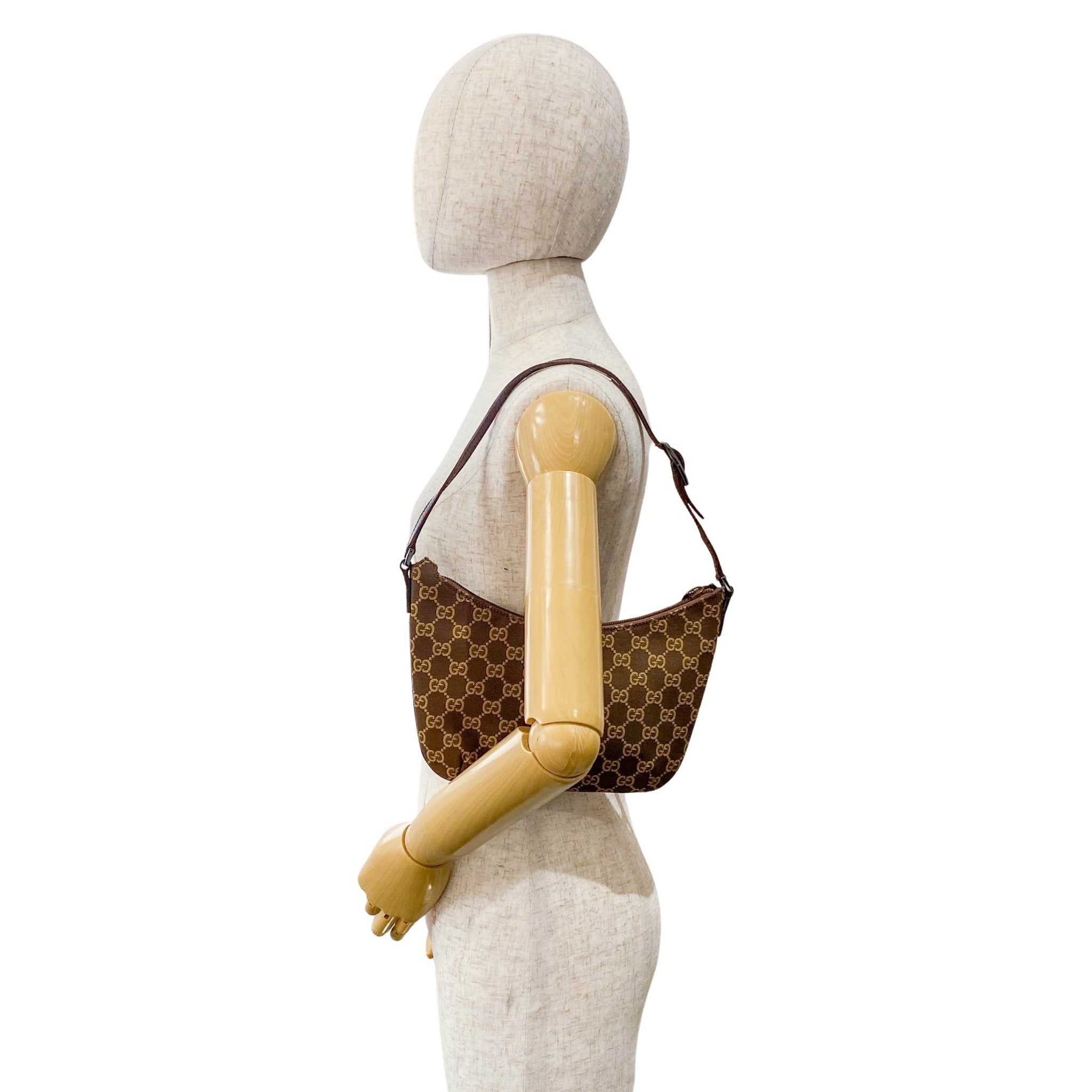 GUCCI Pochette Brown GG Canvas Shoulder Bag, in , Sold by HIVE PRELOVED - Shoulder Bags, ,