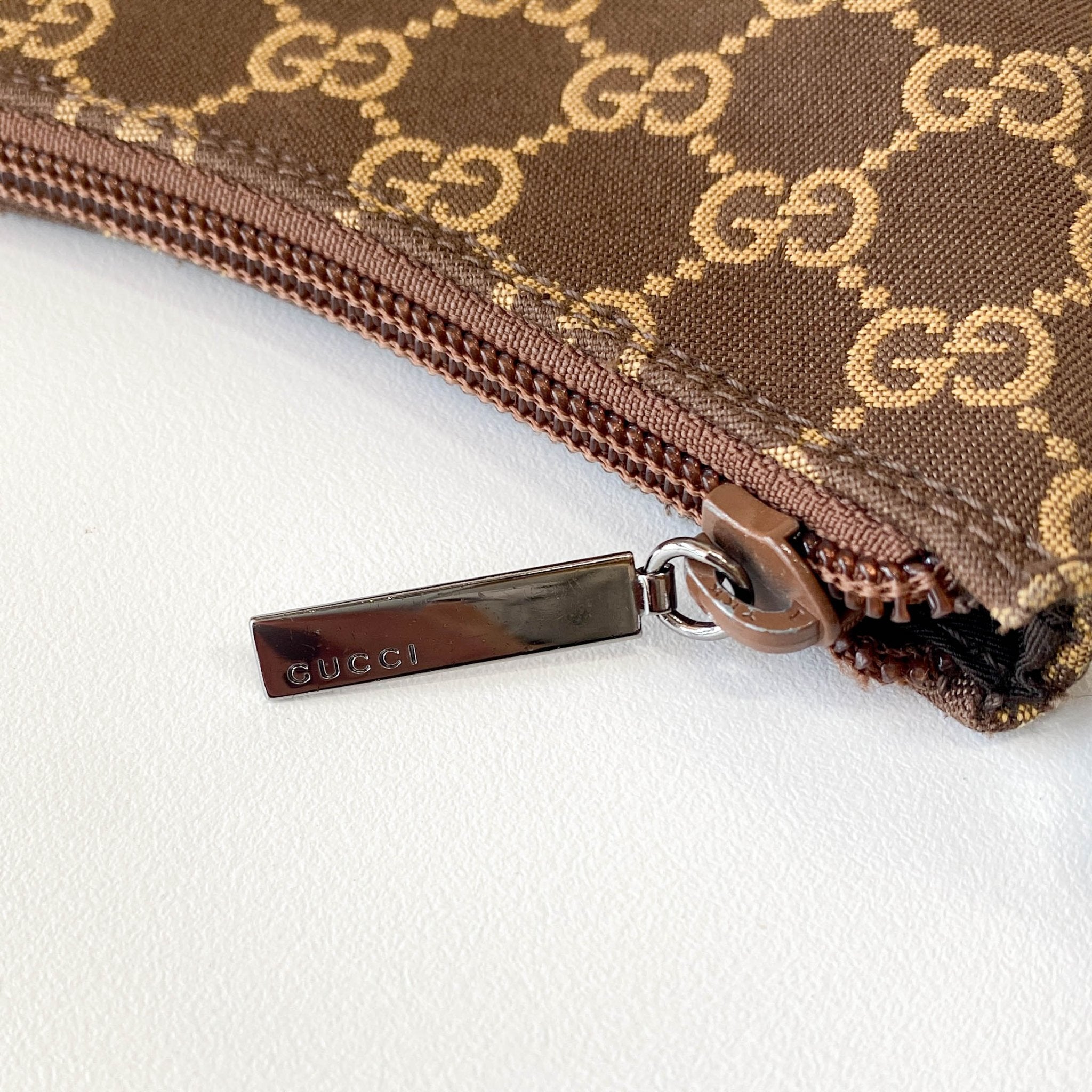GUCCI Pochette Brown GG Canvas Shoulder Bag, in , Sold by HIVE PRELOVED - Shoulder Bags, ,