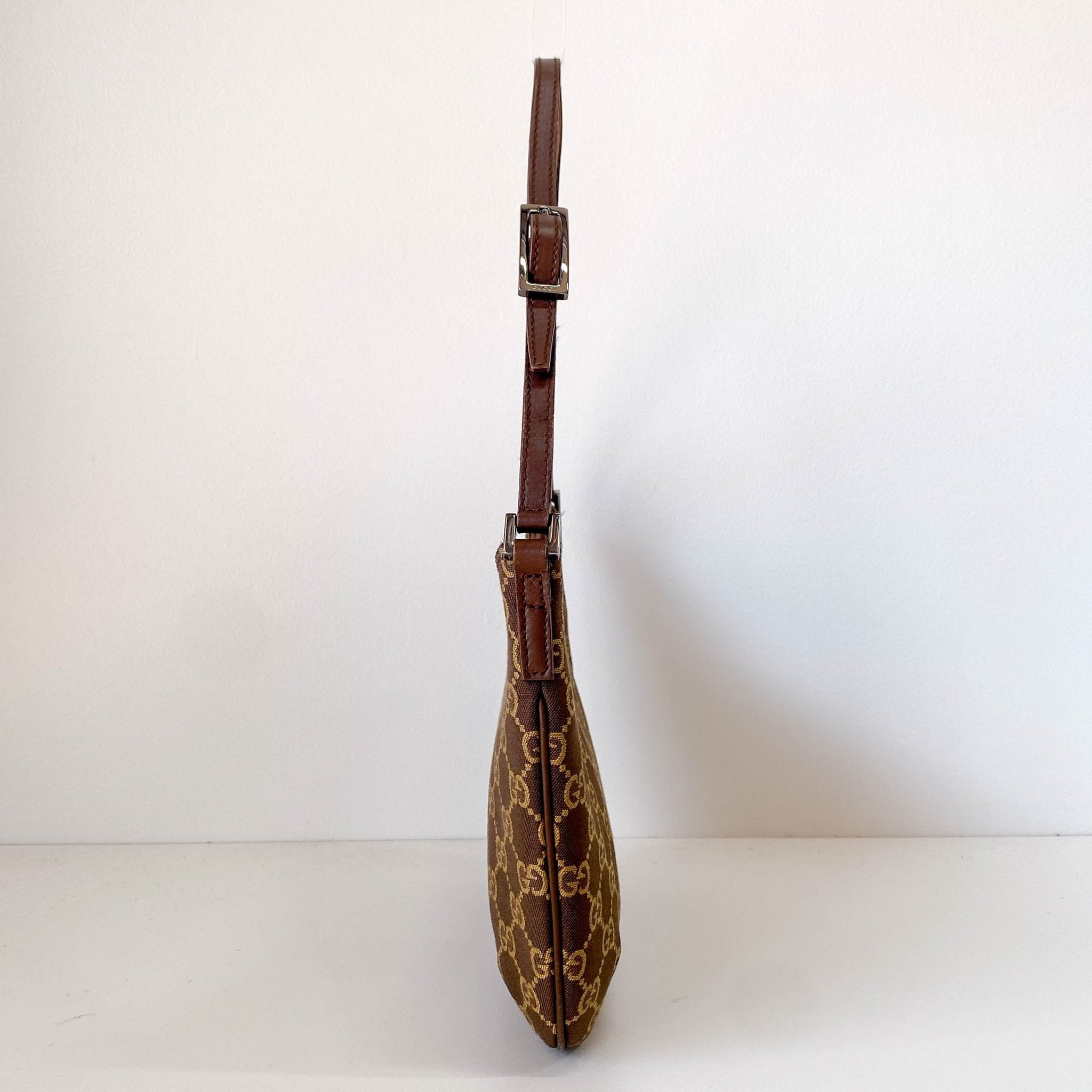 GUCCI Pochette Brown GG Canvas Shoulder Bag, in , Sold by HIVE PRELOVED - Shoulder Bags, ,