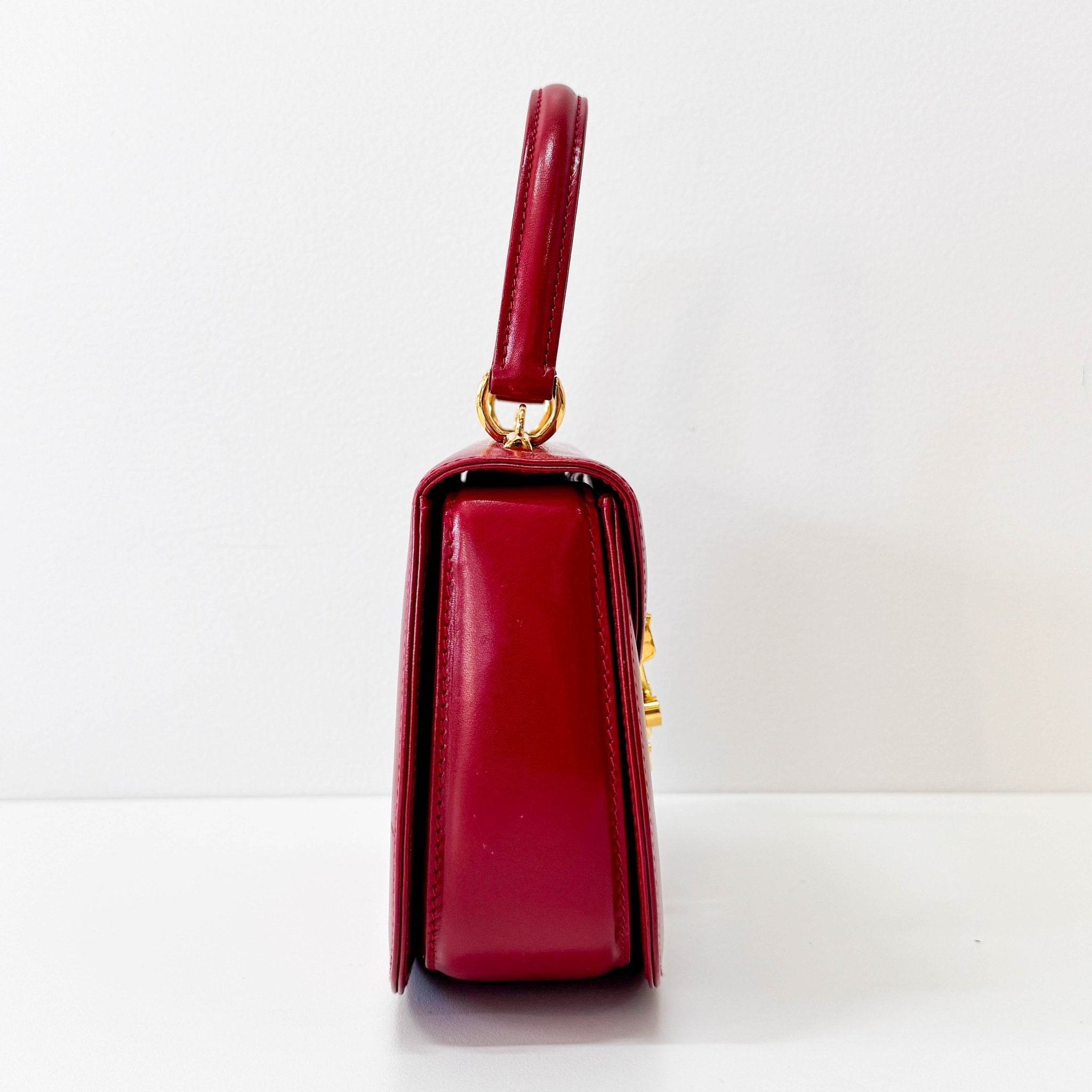 GUCCI Red Leather Lady Lock Handbag, in , Sold by HIVE PRELOVED - Handle Bags, ,