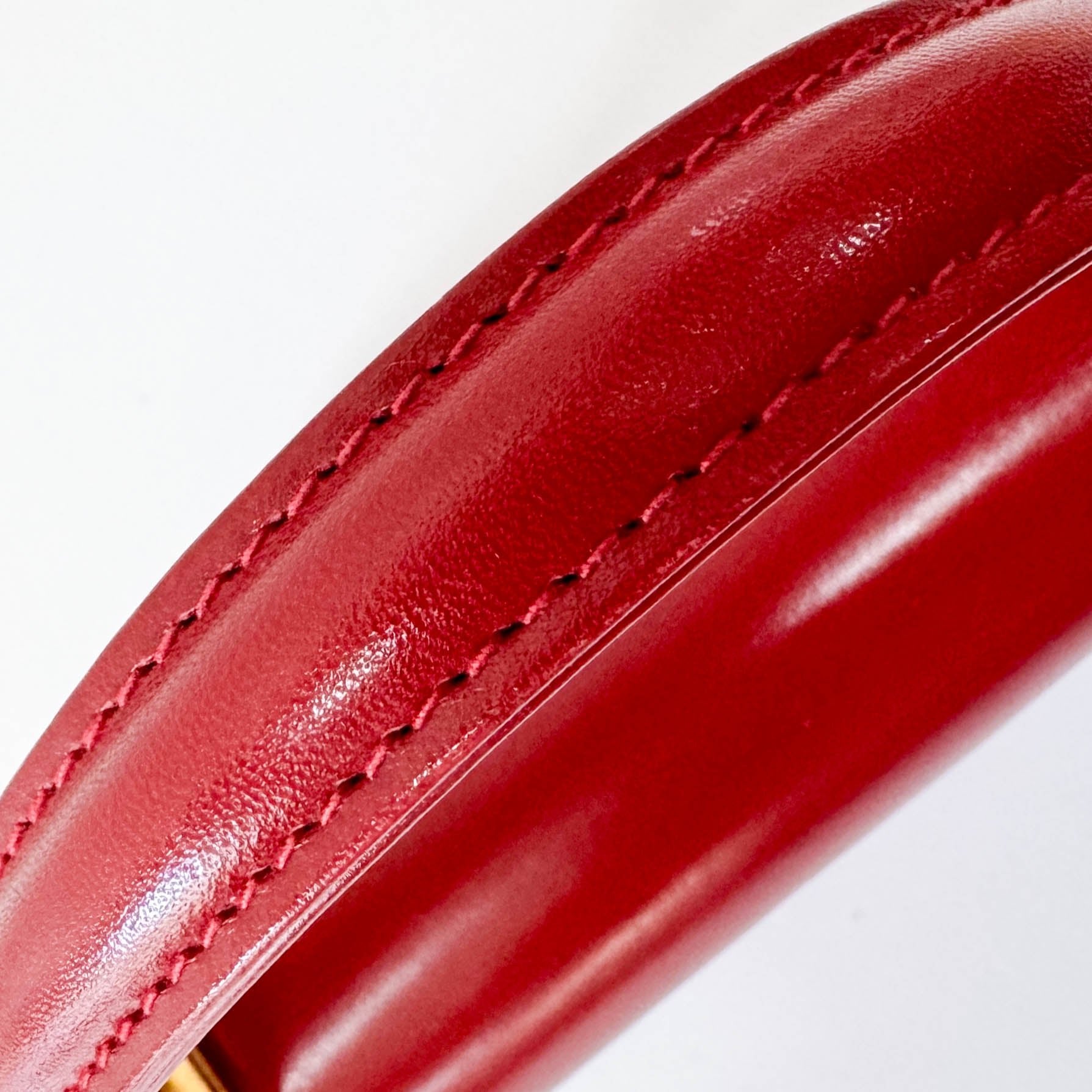 GUCCI Red Leather Lady Lock Handbag, in , Sold by HIVE PRELOVED - Handle Bags, ,