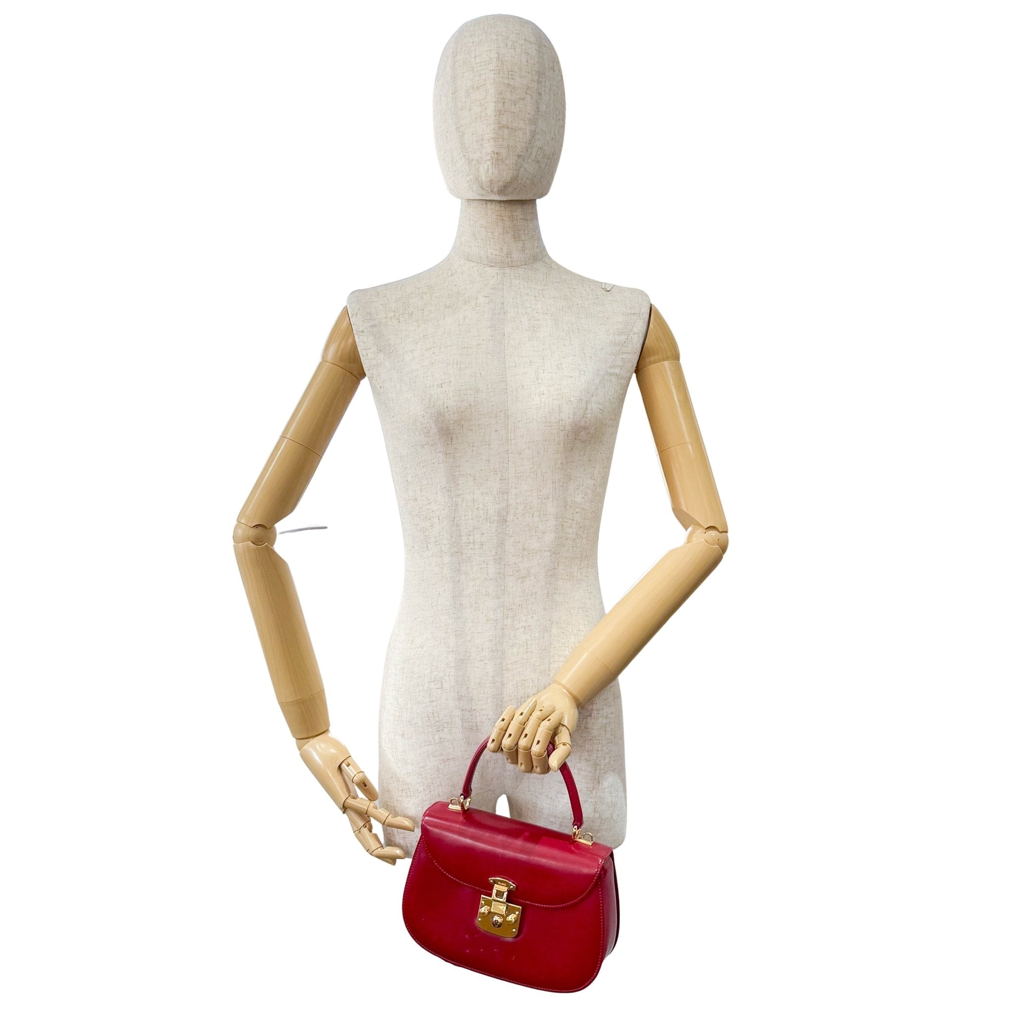 GUCCI Red Leather Lady Lock Handbag, in , Sold by HIVE PRELOVED - Handle Bags, ,