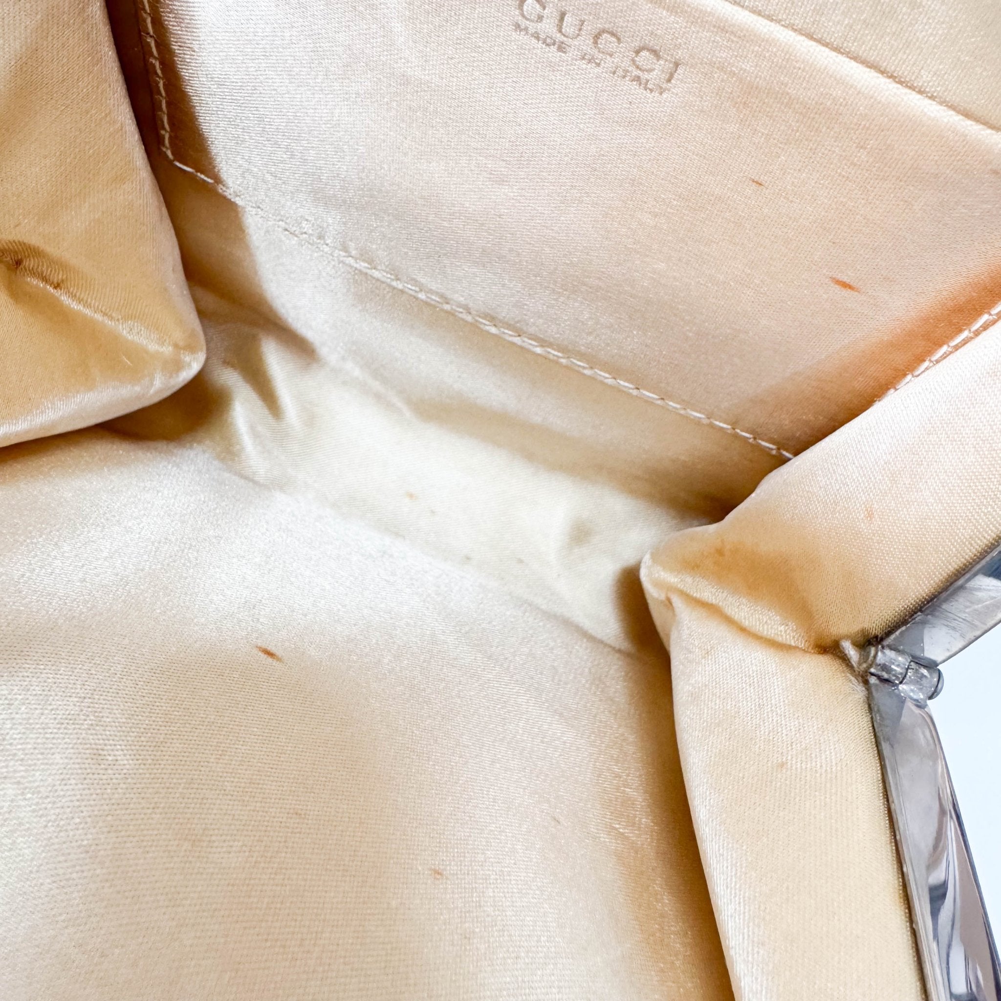 GUCCI Red Satin Mini Top Handle Bag, in , Sold by HIVE PRELOVED - Handle Bags, ,