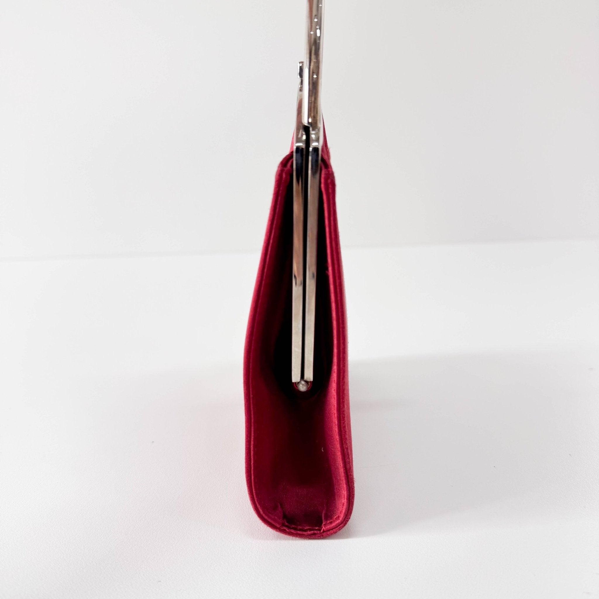 GUCCI Red Satin Mini Top Handle Bag, in , Sold by HIVE PRELOVED - Handle Bags, ,