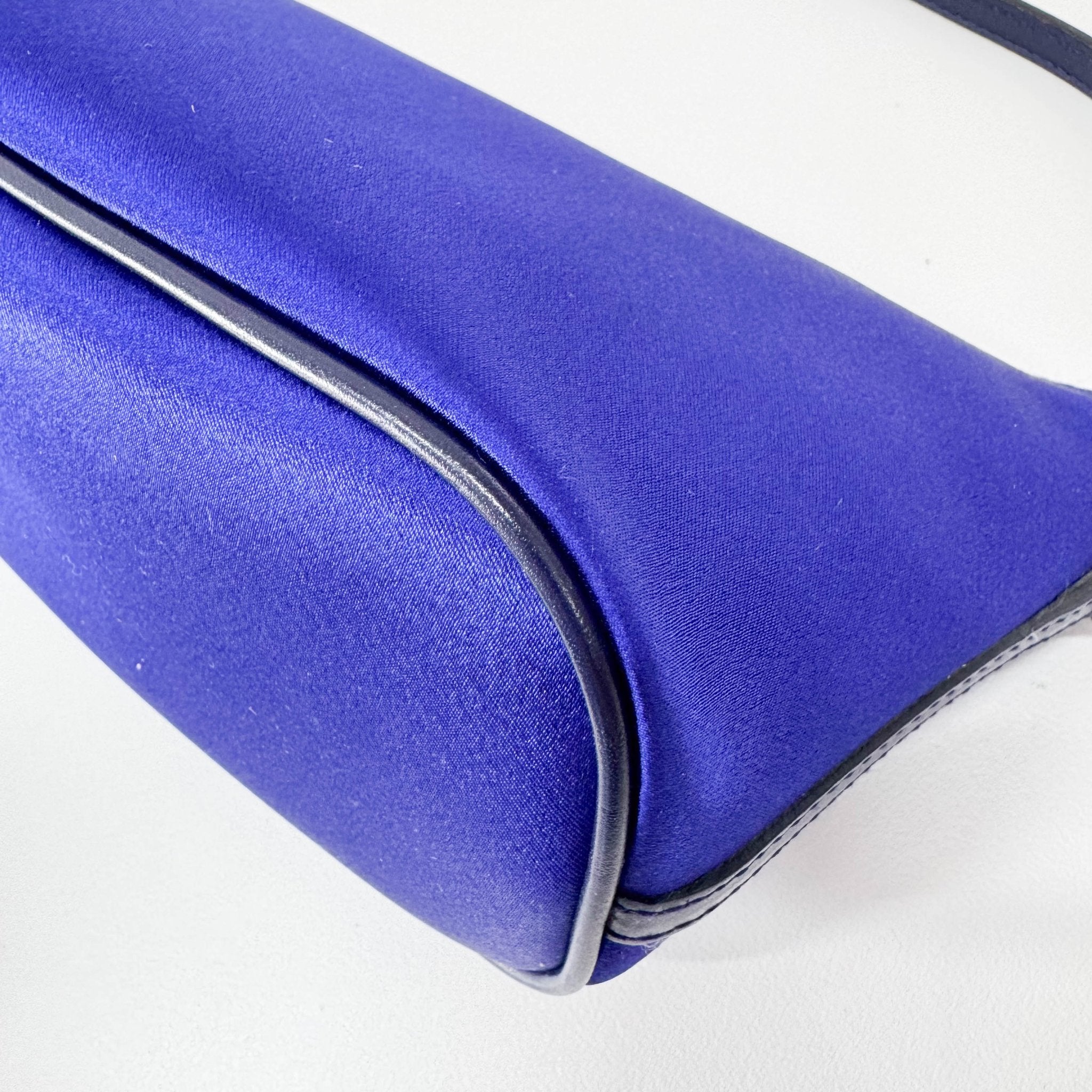 GUCCI Royal Blue Silk Satin Handle Bag, in , Sold by HIVE PRELOVED - Handle Bags, ,