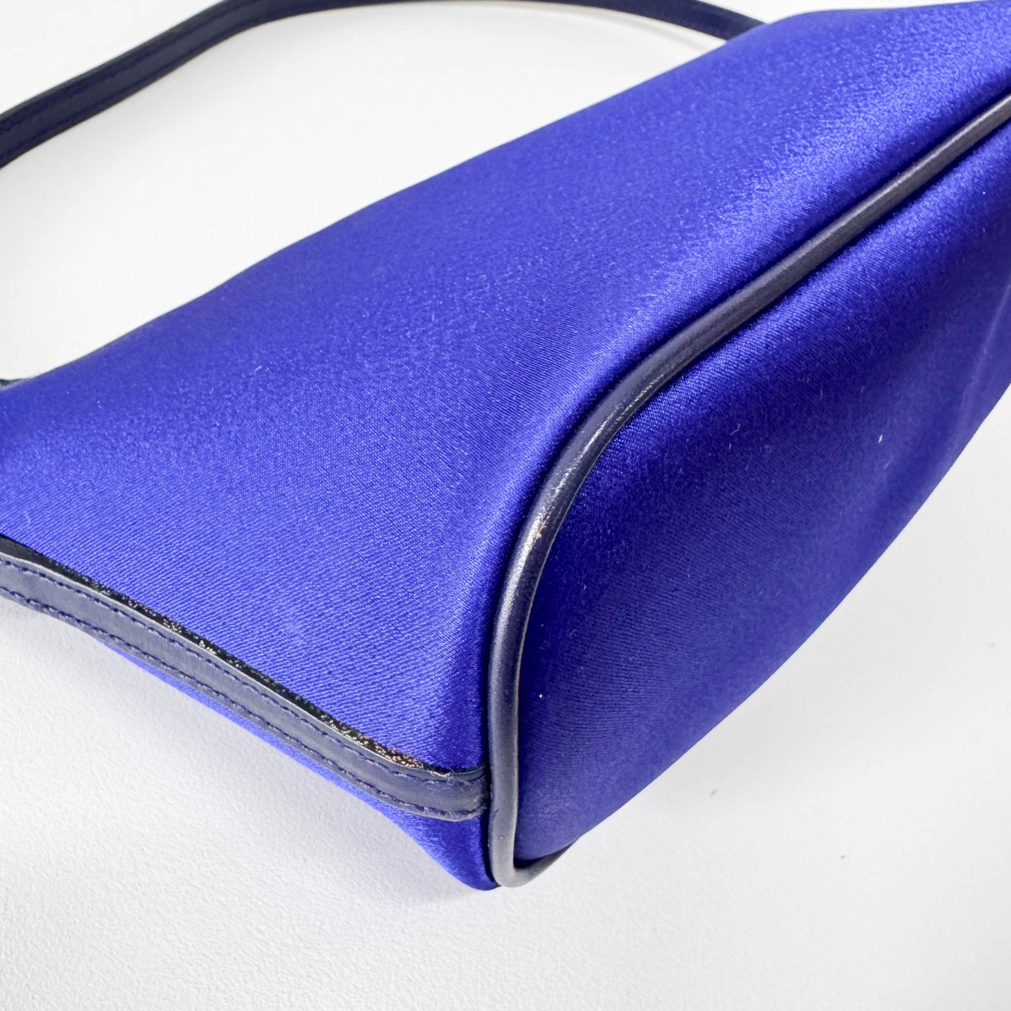 GUCCI Royal Blue Silk Satin Handle Bag, in , Sold by HIVE PRELOVED - Handle Bags, ,