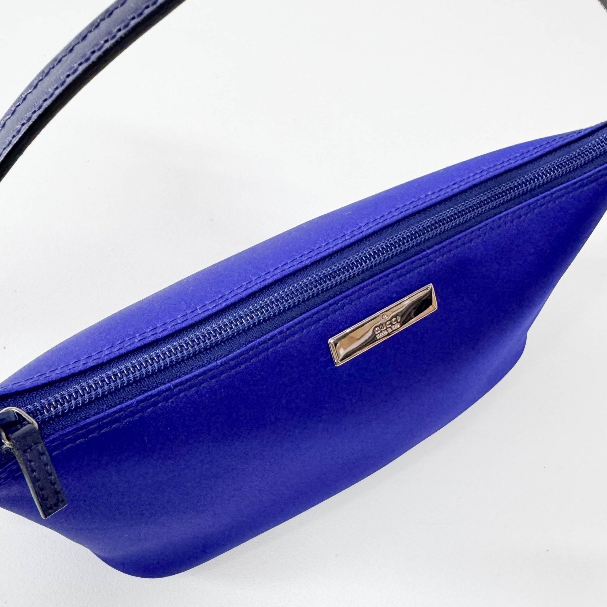 GUCCI Royal Blue Silk Satin Handle Bag, in , Sold by HIVE PRELOVED - Handle Bags, ,