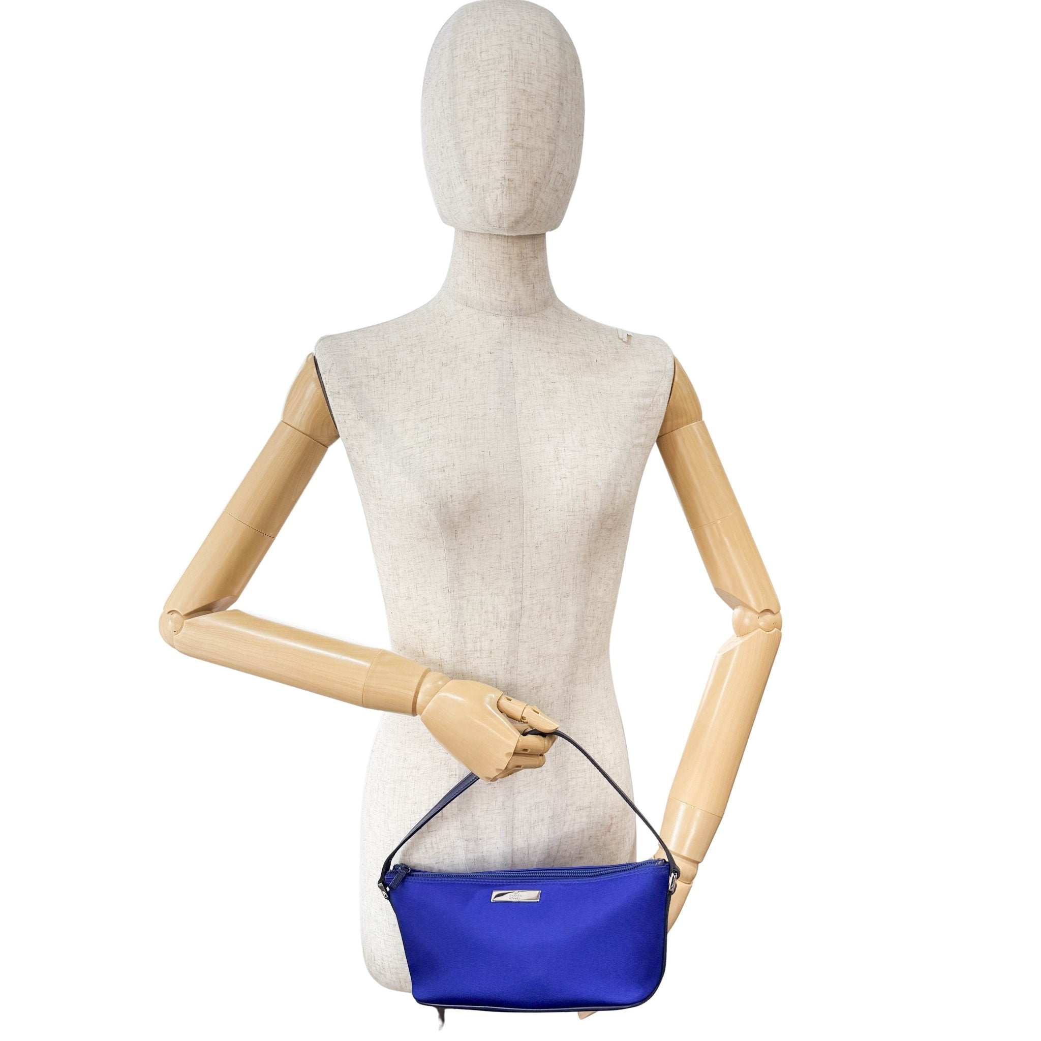 GUCCI Royal Blue Silk Satin Handle Bag, in , Sold by HIVE PRELOVED - Handle Bags, ,