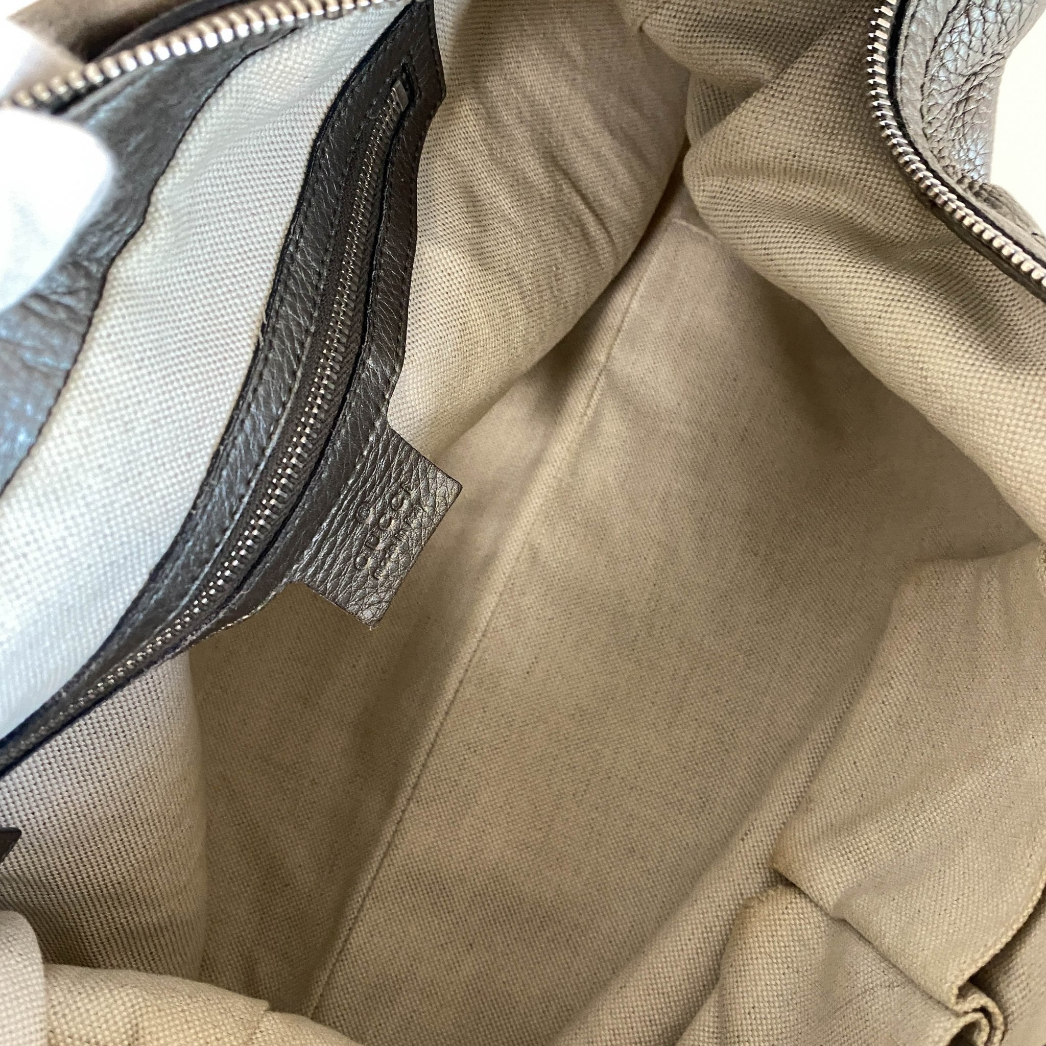 GUCCI Silver Leather Hobo Shoulder Bag, in , Sold by HIVE PRELOVED - Shoulder Bags, ,