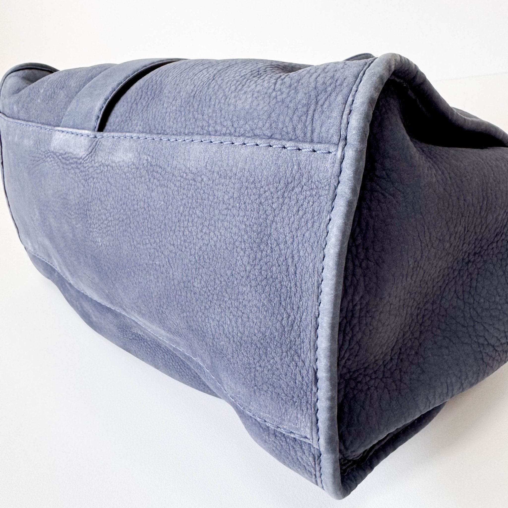 GUCCI Soft Stirrup Blue Suede Handbag, in , Sold by HIVE PRELOVED - Shoulder Bags, ,